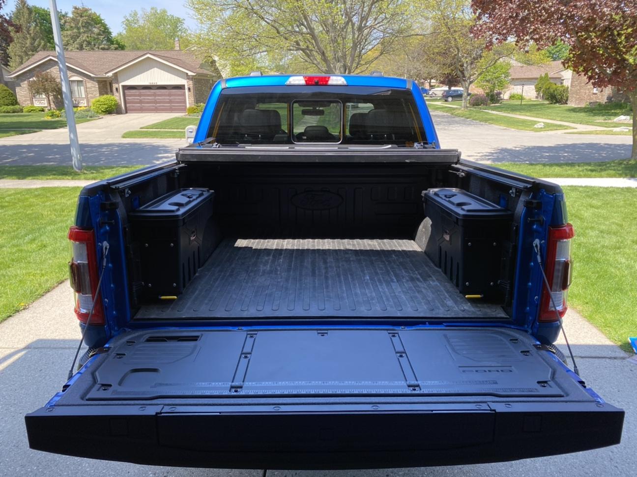 Ford F-150 Lightning Bed Boxes Installed on 2021 PowerBoost w/ 7.2KW Pro Power Onboard Image-8