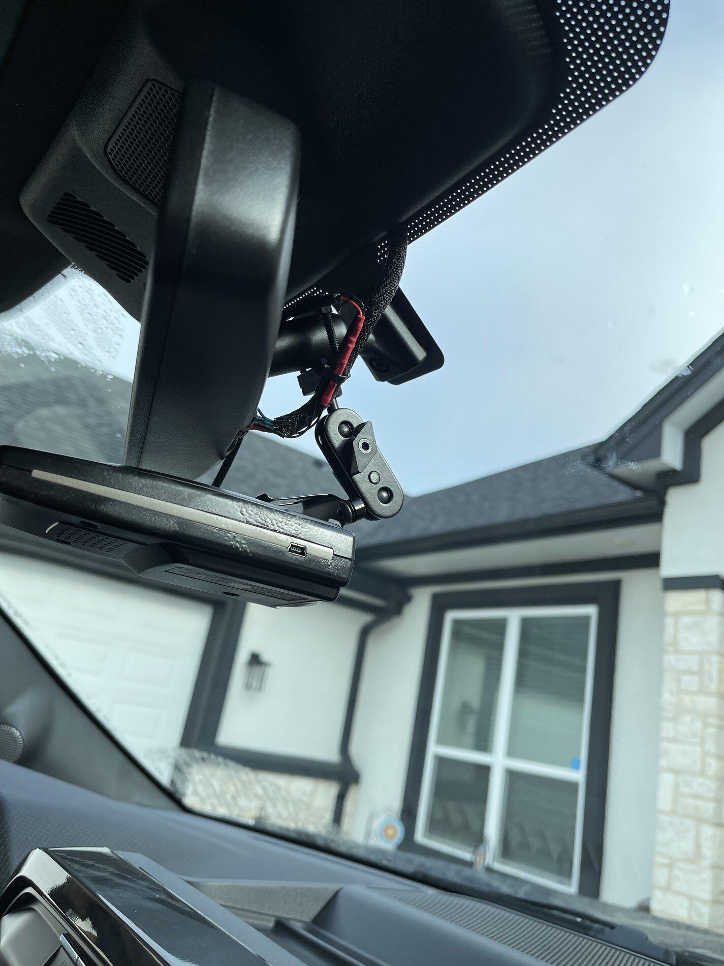 Ford F-150 Lightning 2021 F150 - splice power from rear view mirror for radar detector? image