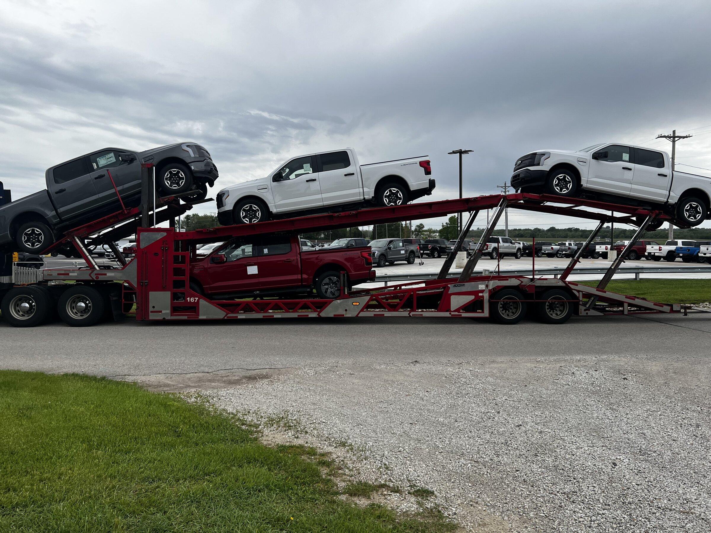 Ford F-150 Lightning First Batch of F-150 Lightnings Arriving at Granger Motors IMG-0650