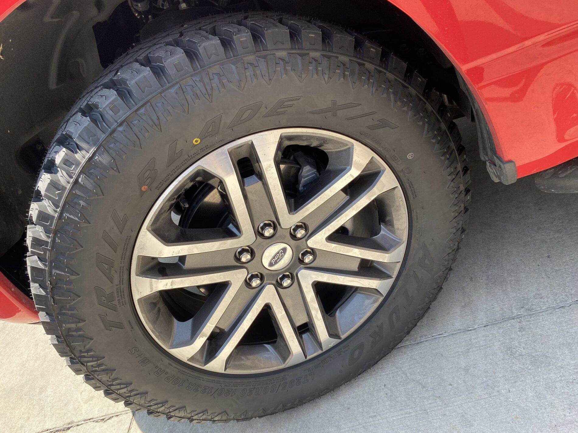 Ford F-150 Lightning Factory Wheels with Aftermarket Tire Thread IMG-3175