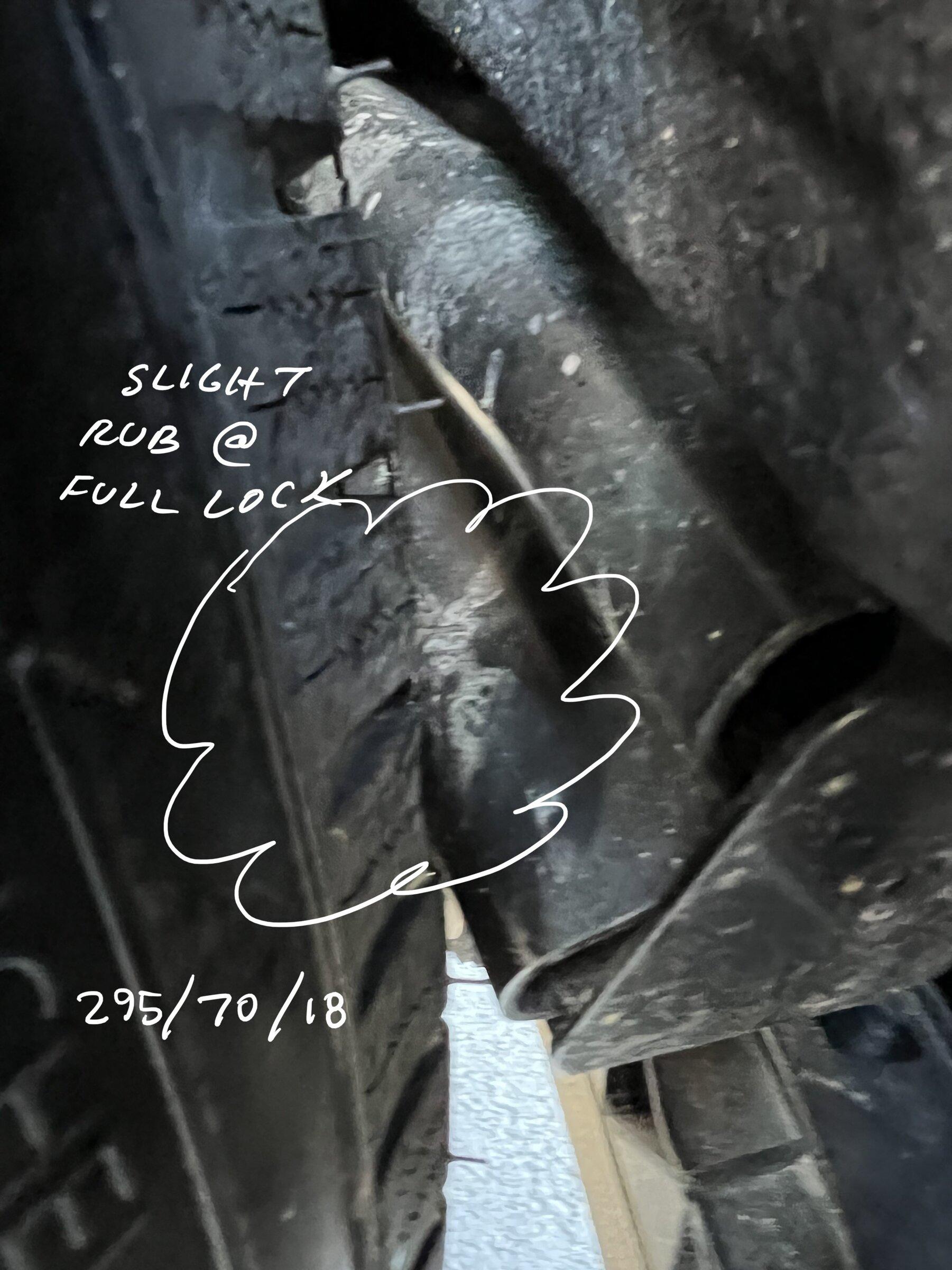 Ford F-150 Lightning Biggest Wheels & Tires Possible on Stock 2021 F150 (Without Level) IMG-9278