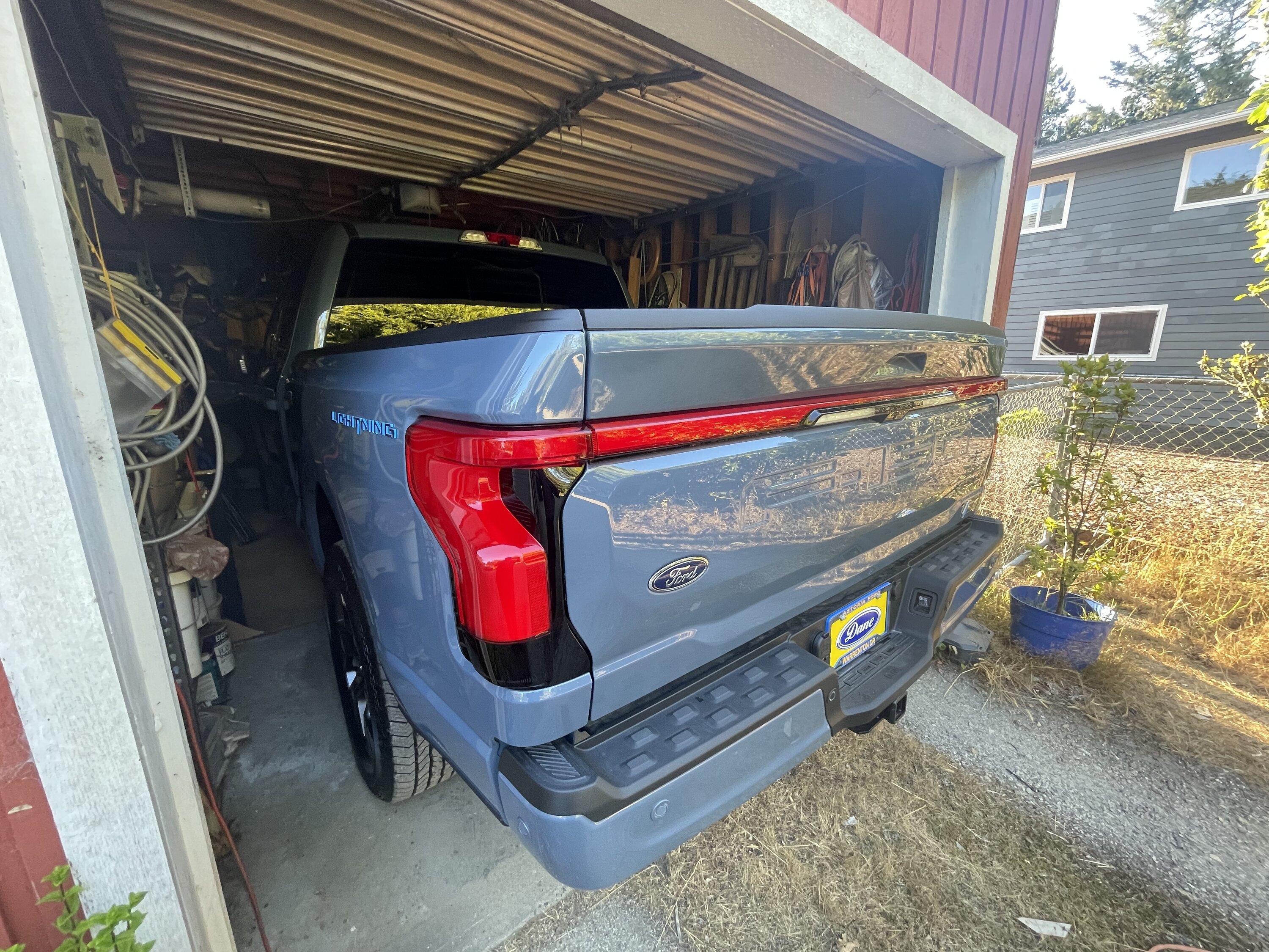 Ford F-150 Lightning S.O.- “It’s going to be a tight fit!” 😂 IMG_0048