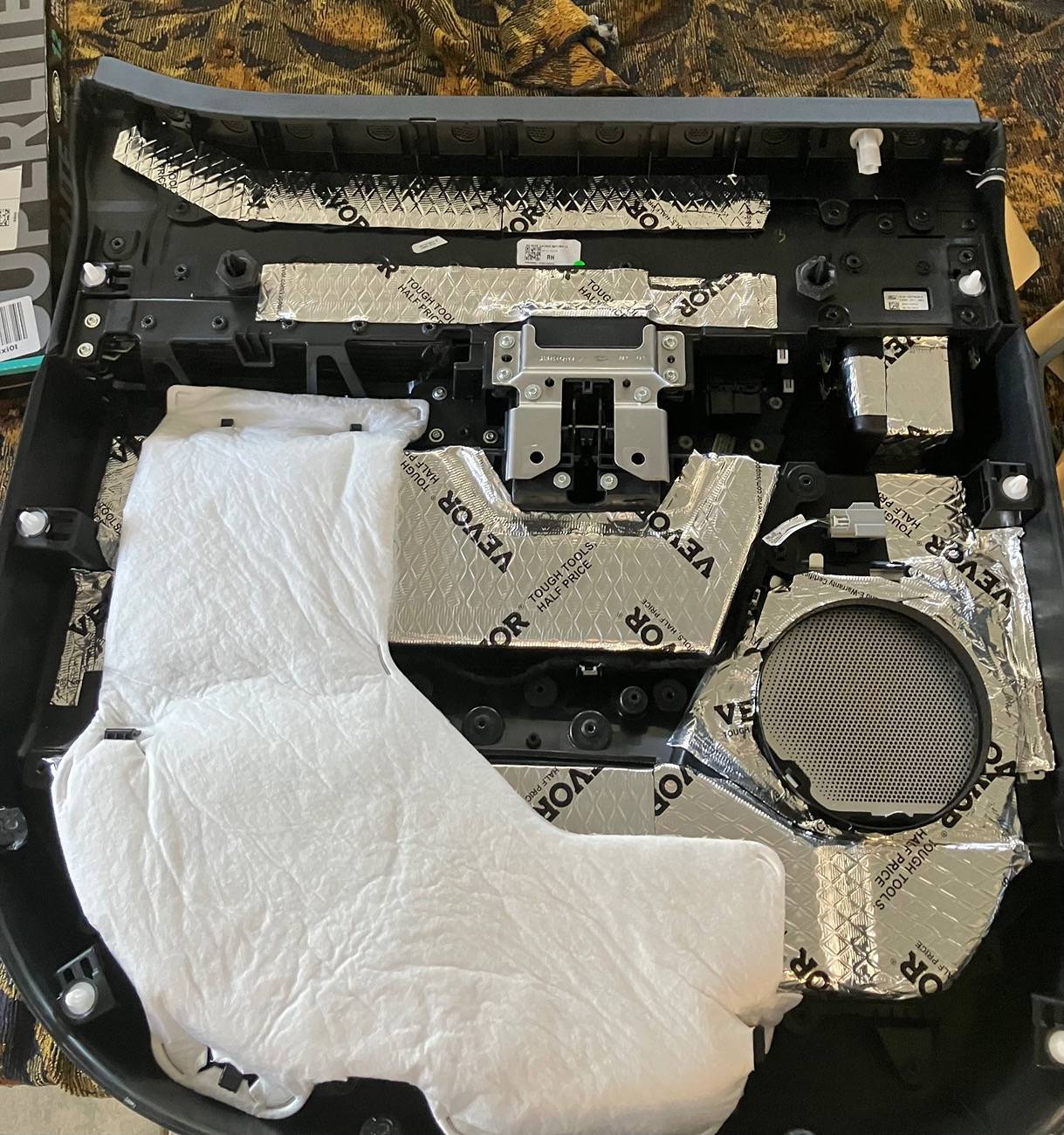 Ford F-150 Lightning Guide to Reducing Cabin Noise and insulation upgrade on F-150 Lightning IMG_0076