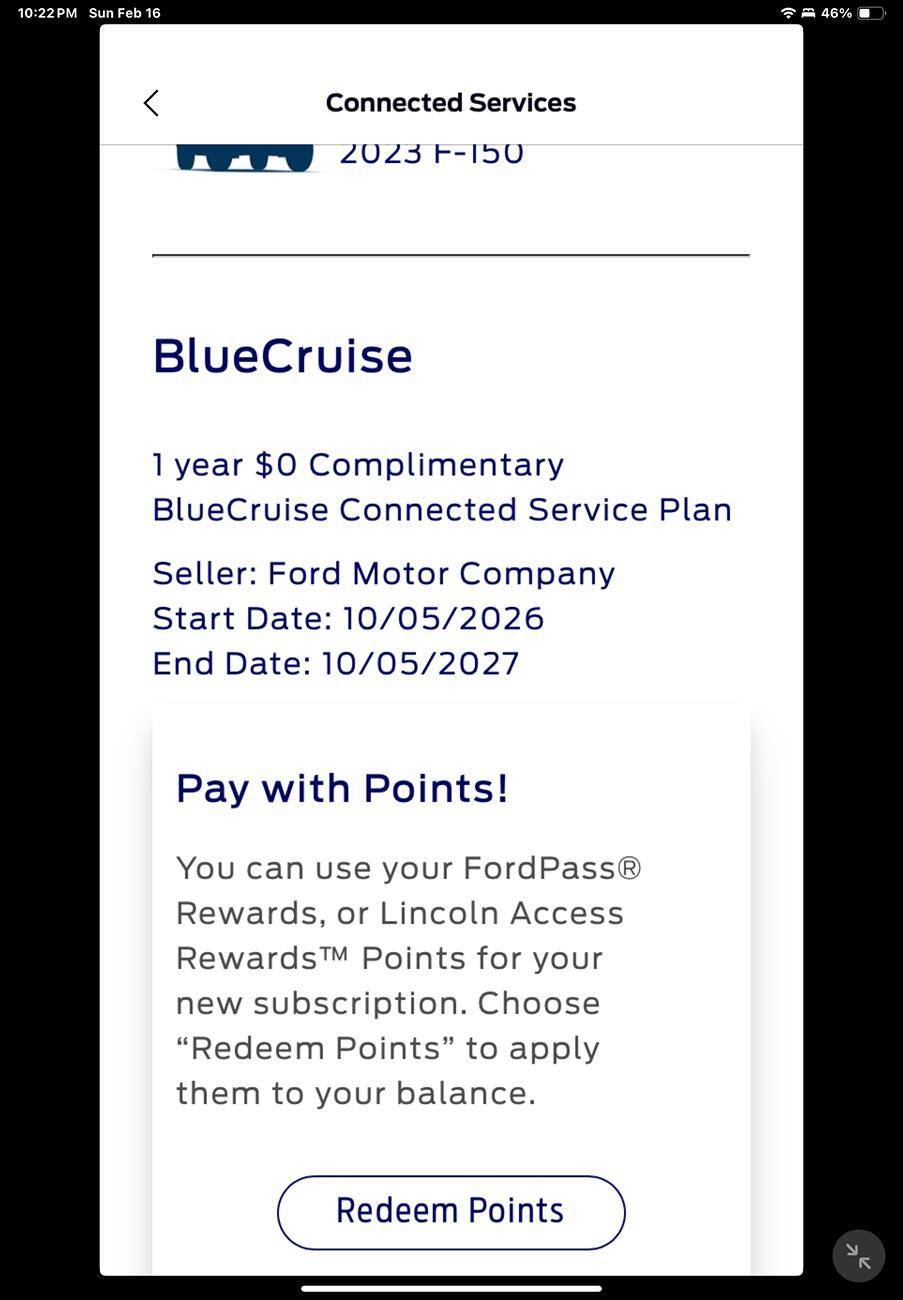 Ford F-150 Lightning PSA: Get an Additional BlueCruise Year for Free (2022 and 2023 Models) IMG_0109