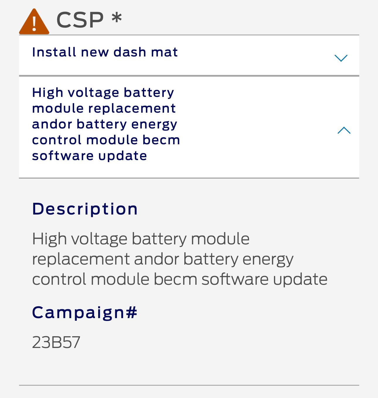 Ford F-150 Lightning Battery module recall first 3600 trucks IMG_0139