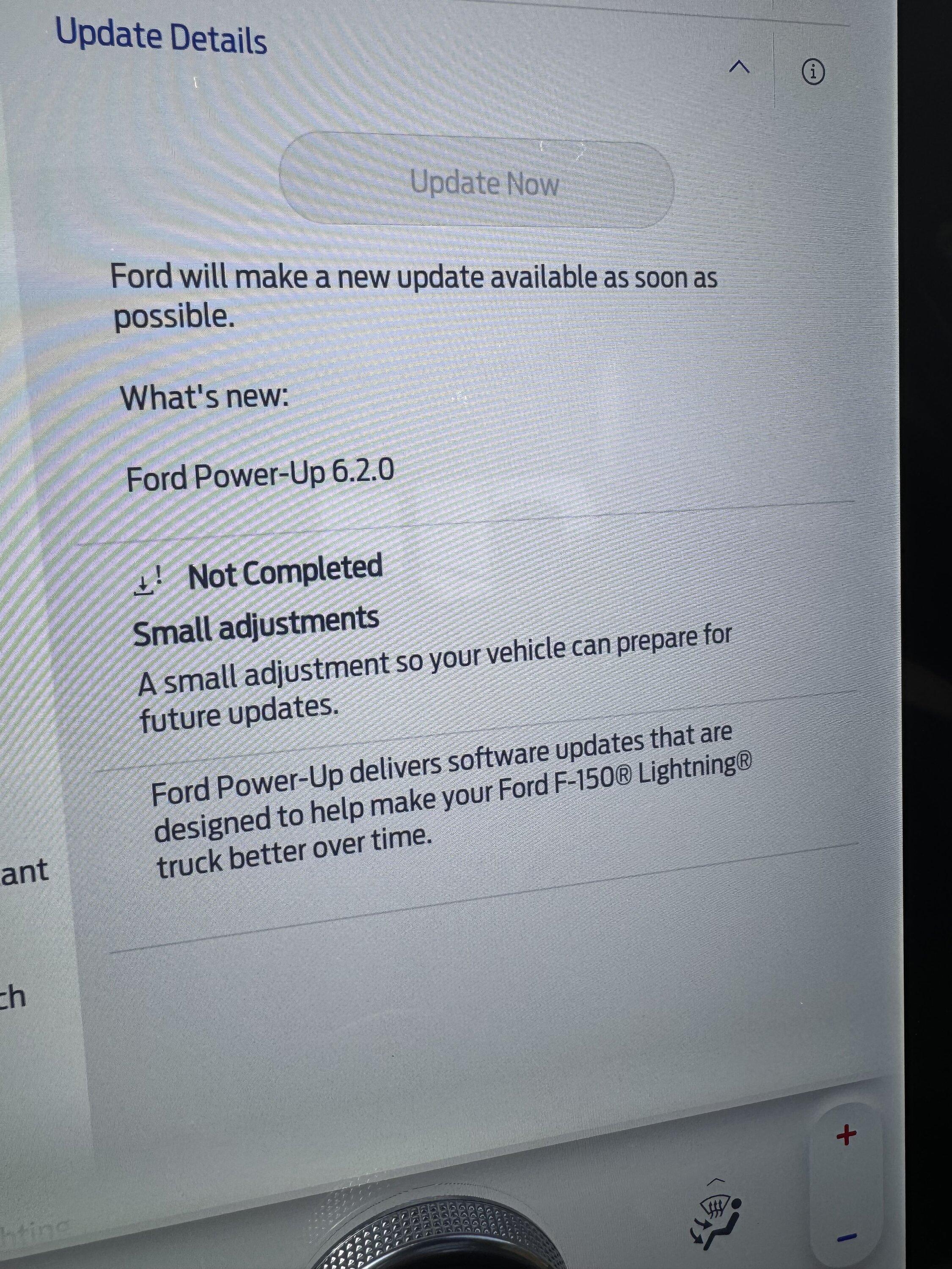 Ford F-150 Lightning Power-Up OTA 6.2.0 -  Small Adjustments IMG_0159