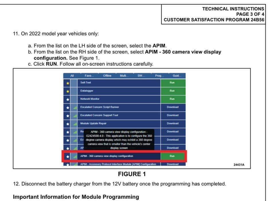 Ford F-150 Lightning CSP 24B56 - Inoperative Front Parking Sensor(s) - IPMA Software Update for Certain 2022-24 F-150 Lightning Trucks IMG_0275.JPG