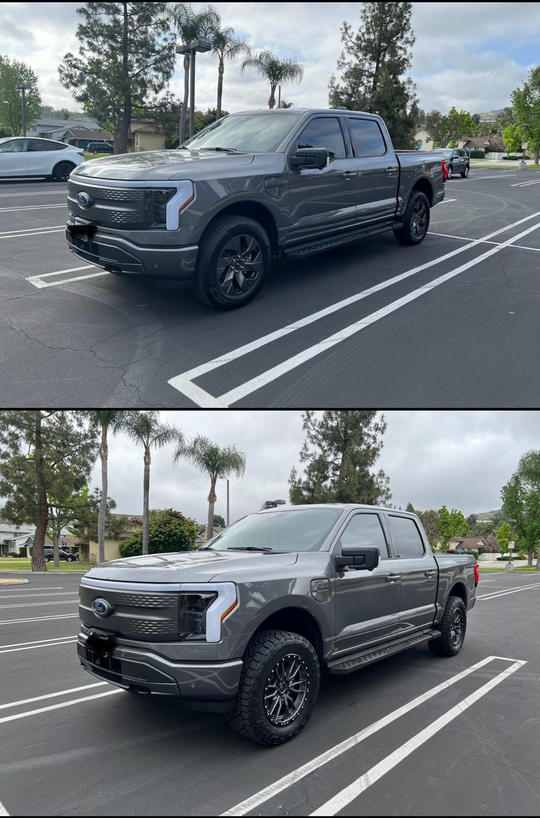 Ford F-150 Lightning 2.6" Eibach Shocks Level, 295/60R20 Recon Grappler Tires, Fuel Rebel 20x9 Wheels IMG_0391 2