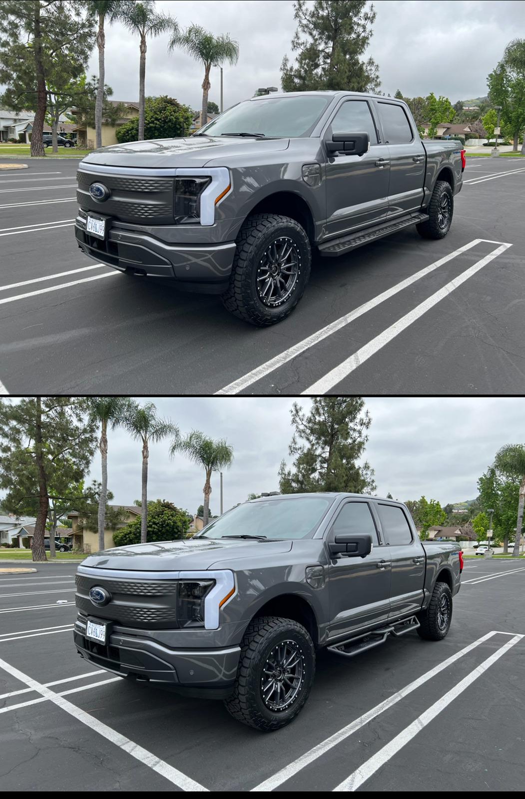 Ford F-150 Lightning 2.6" Eibach Shocks Level, 295/60R20 Recon Grappler Tires, Fuel Rebel 20x9 Wheels IMG_0412