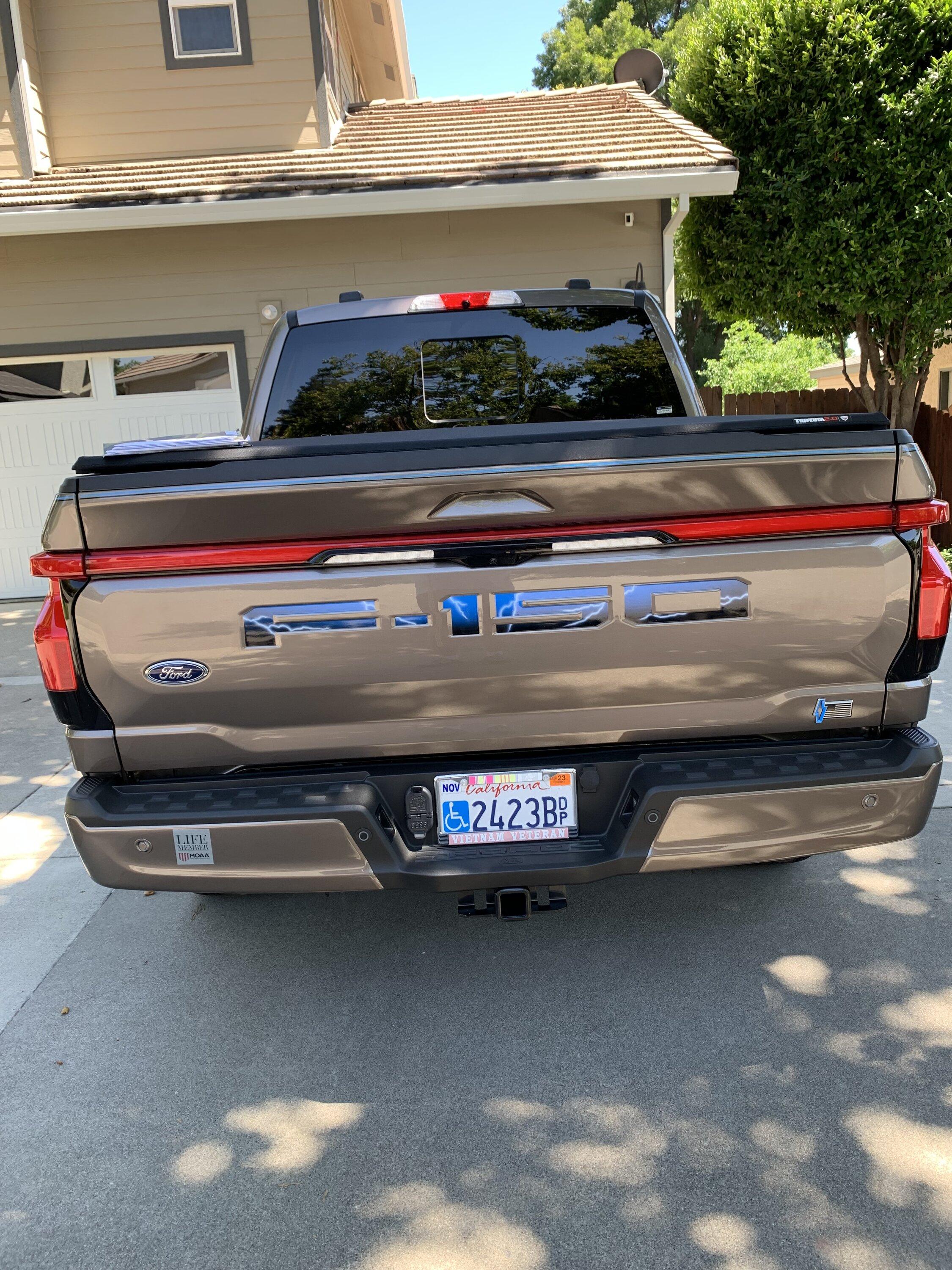 Ford F-150 Lightning Tailgate options - anything better than that giant F-150 lettering? IMG_0442