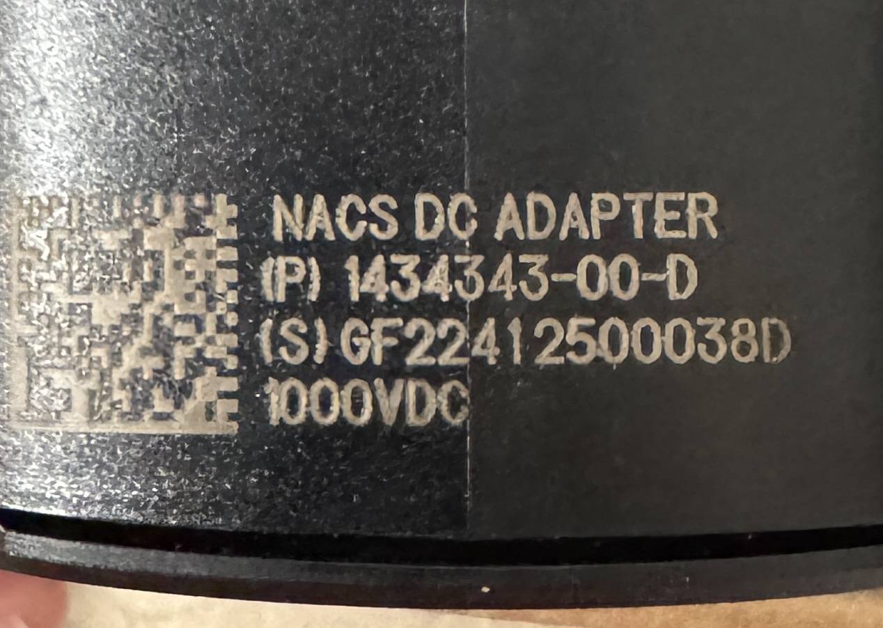 Ford F-150 Lightning Tesla NACS Adapter Recall / Replacement Notice (10/24/24) IMG_0457