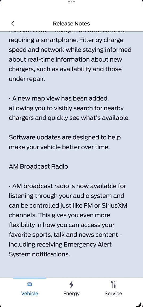 Ford F-150 Lightning Software Update 6.14.0 - Sync Update Ver 23306 Revision: 1076 IMG_0482