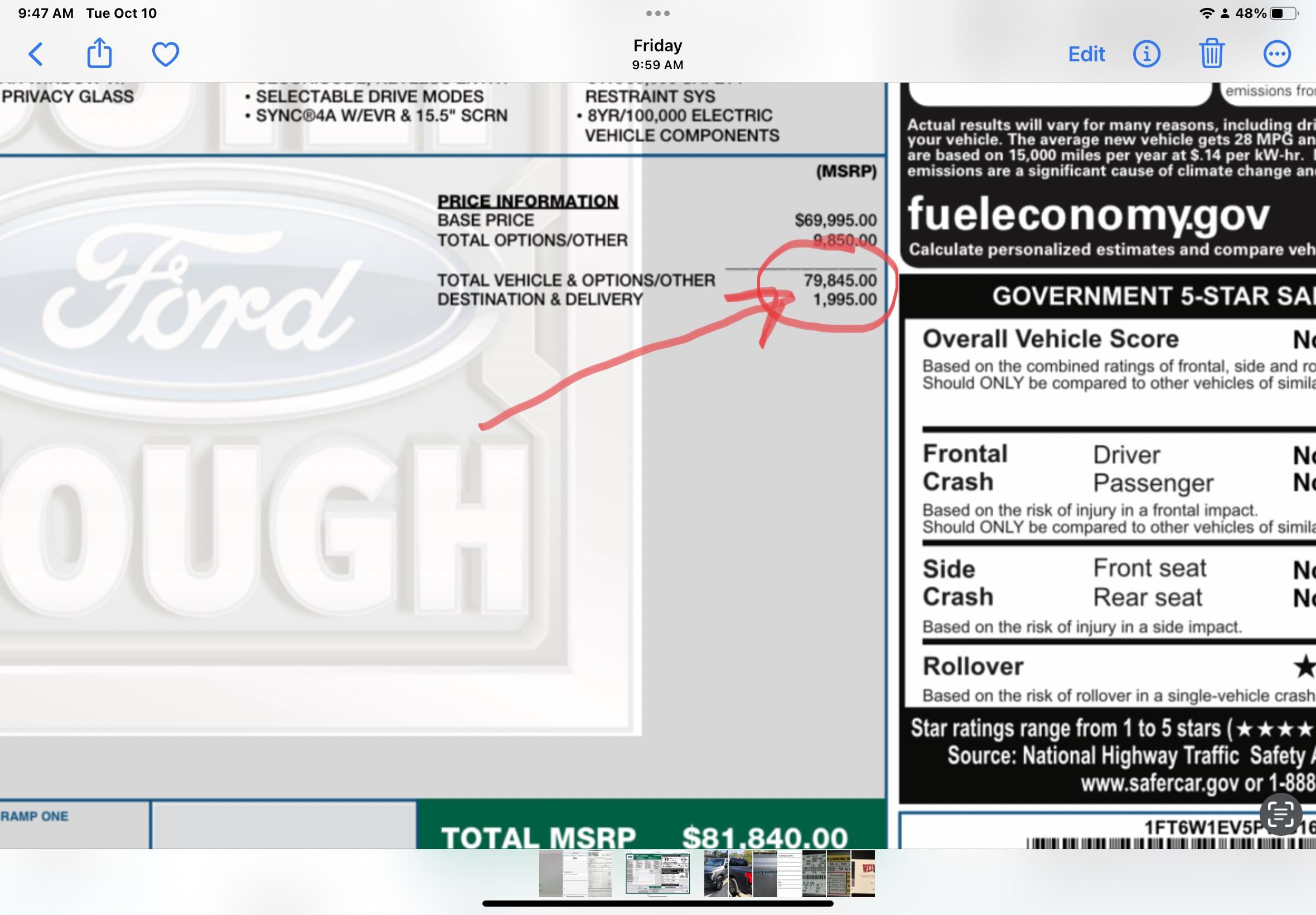 Ford F-150 Lightning F-150 Lightning Cash Rebate Incentives Offered on New Sales/Leases Until January 2024 IMG_0580