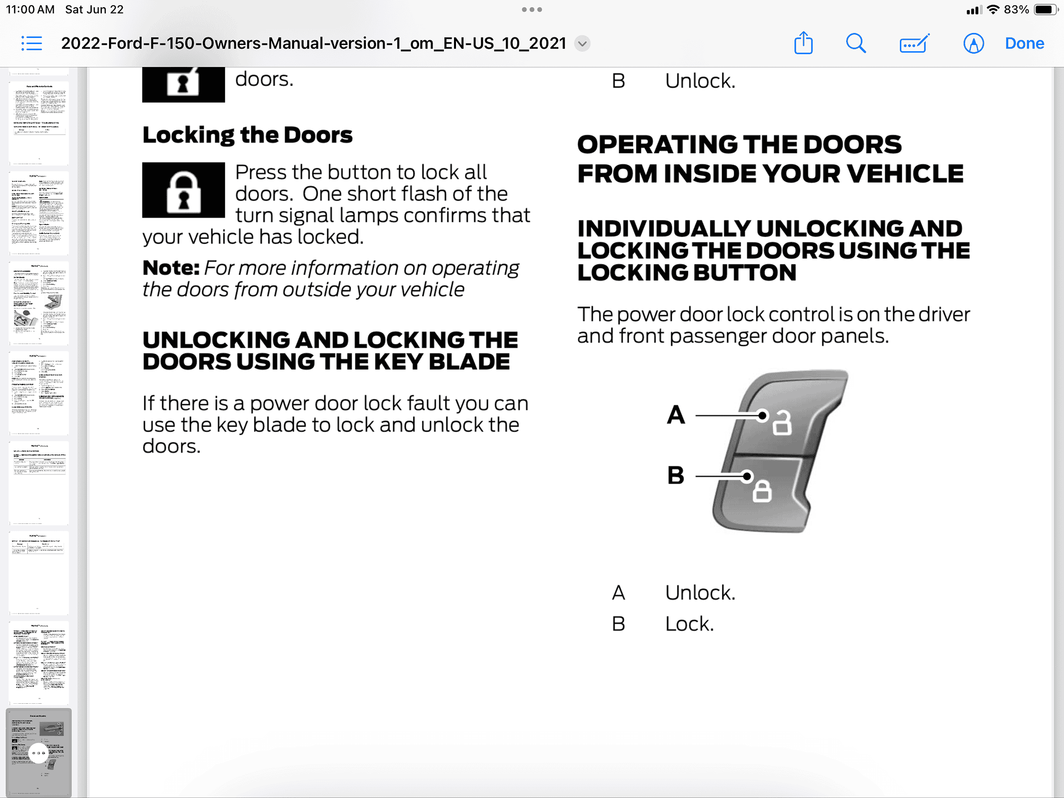 Ford F-150 Lightning Are our doors “manual”? IMG_0658