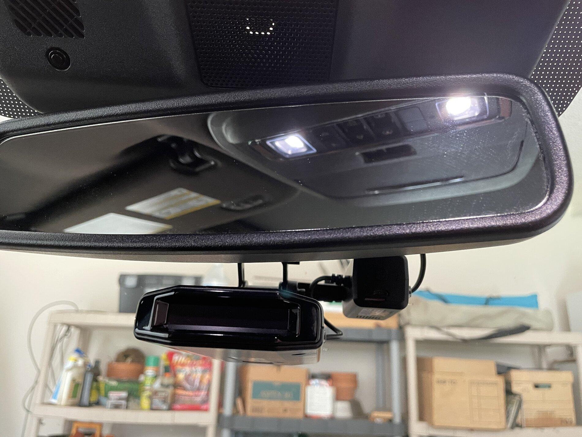 Garmin Dash Cam Mini 2 with Dongar mirror adapter  Ford Lightning Forum  For F-150 Lightning EV Pickup: News, Owners, Discussions, Community