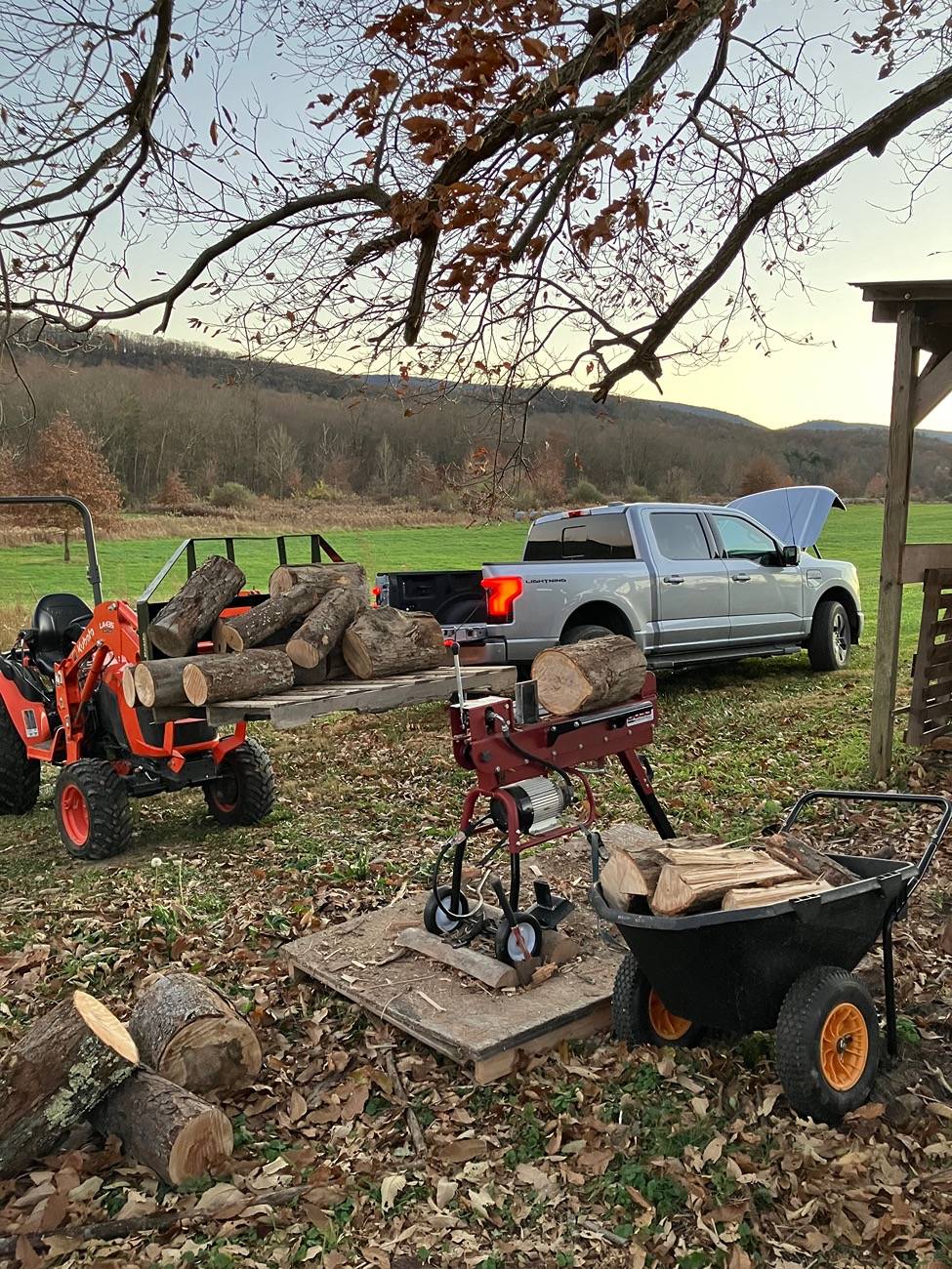 Ford F-150 Lightning Using 240v For Brewing Beer IMG_0765