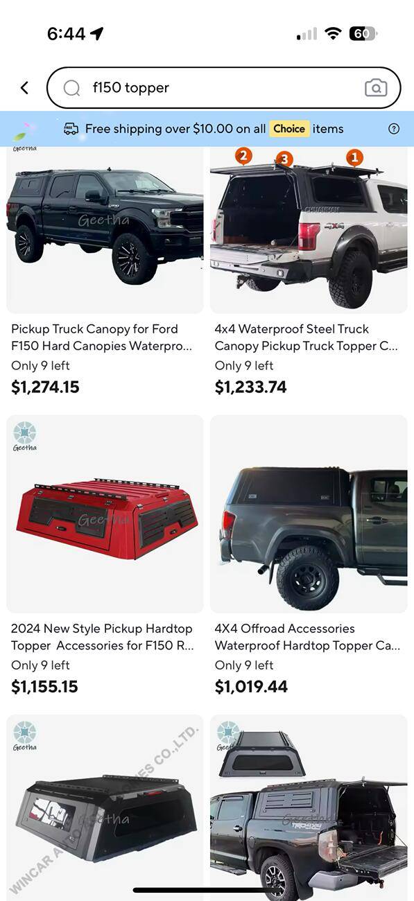 Ford F-150 Lightning Anyone try a topper like the Rough Country modular topper bed cap IMG_0860