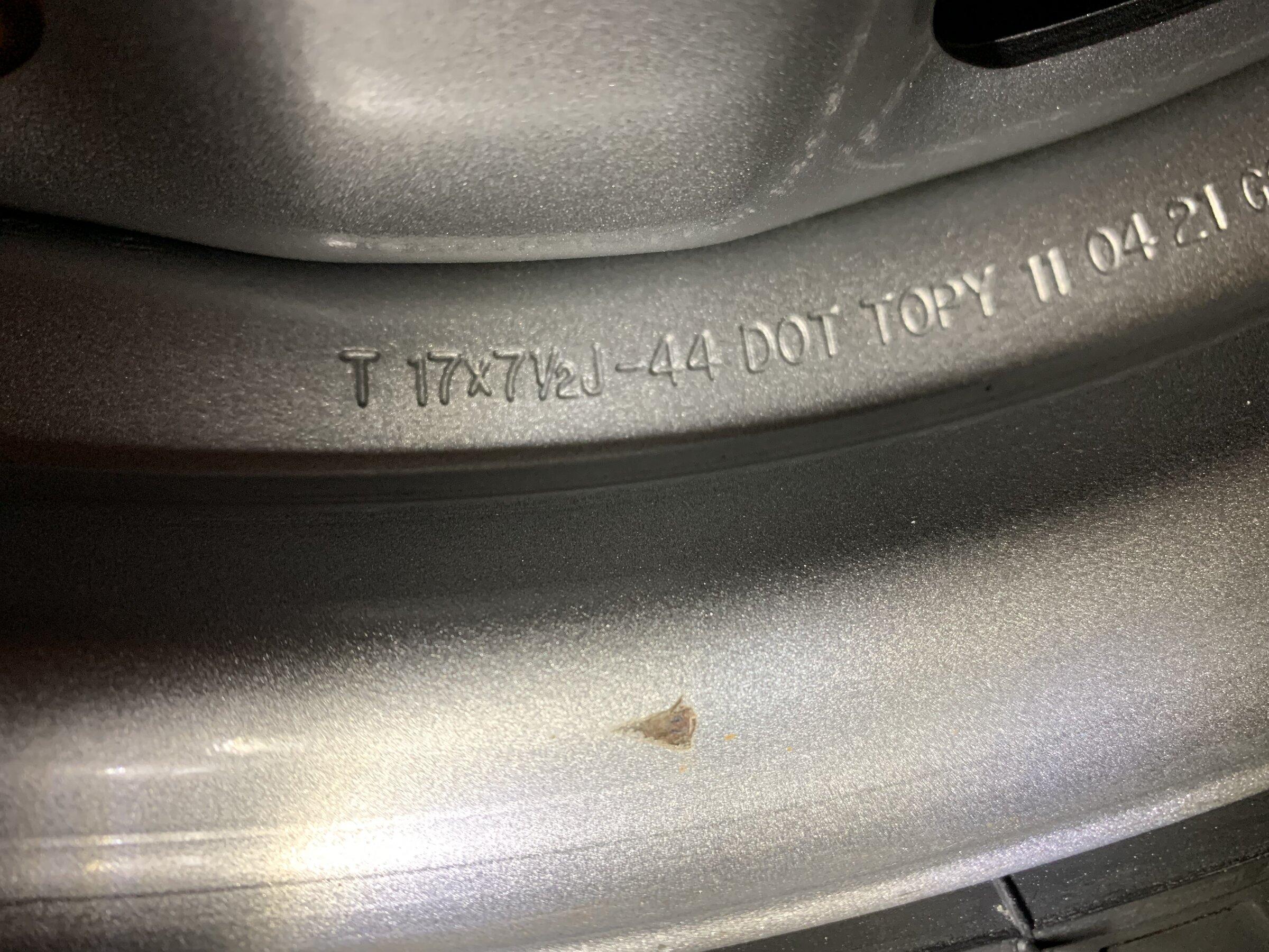 Ford F-150 Lightning Is this damage normal? Wheels damaged during tire install IMG_0936