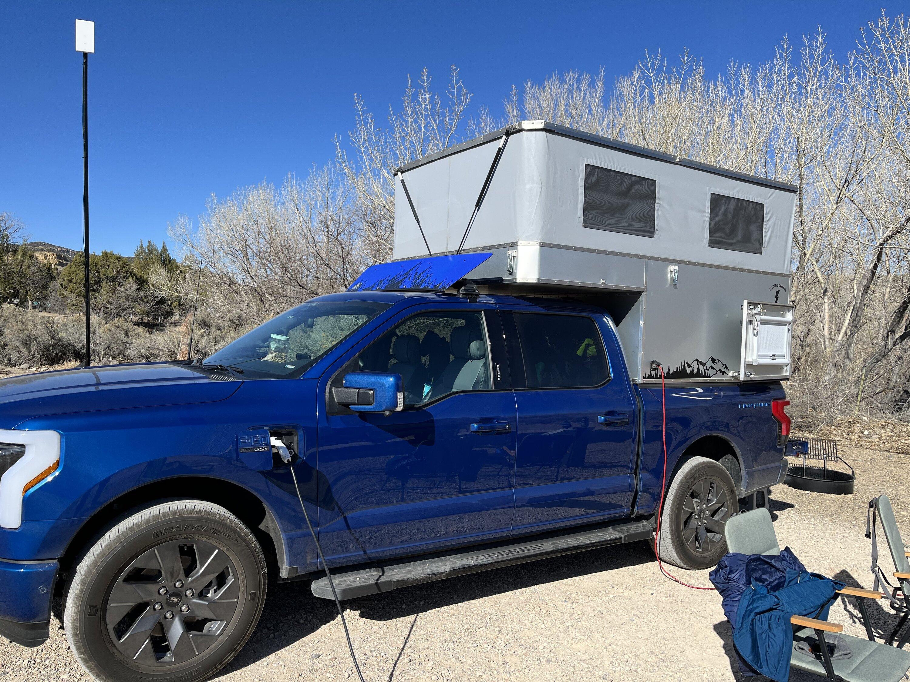 My F-150 Lightning / Raven Slide In Camper Review Article For Four Wheel  Camper  Ford Lightning Forum For F-150 Lightning EV Pickup: News, Owners,  Discussions, Community