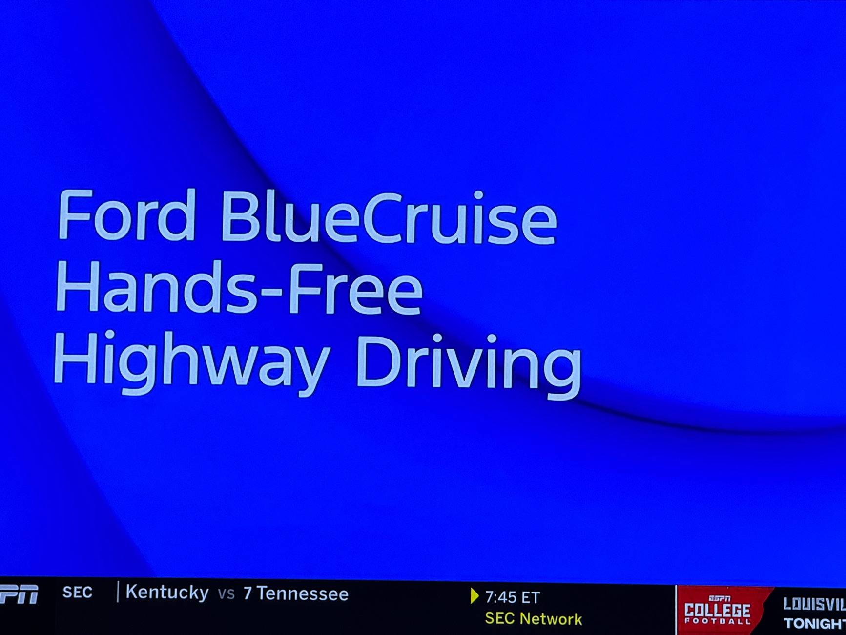 Ford F-150 Lightning Ford Blue Cruise Commercial! IMG_1142