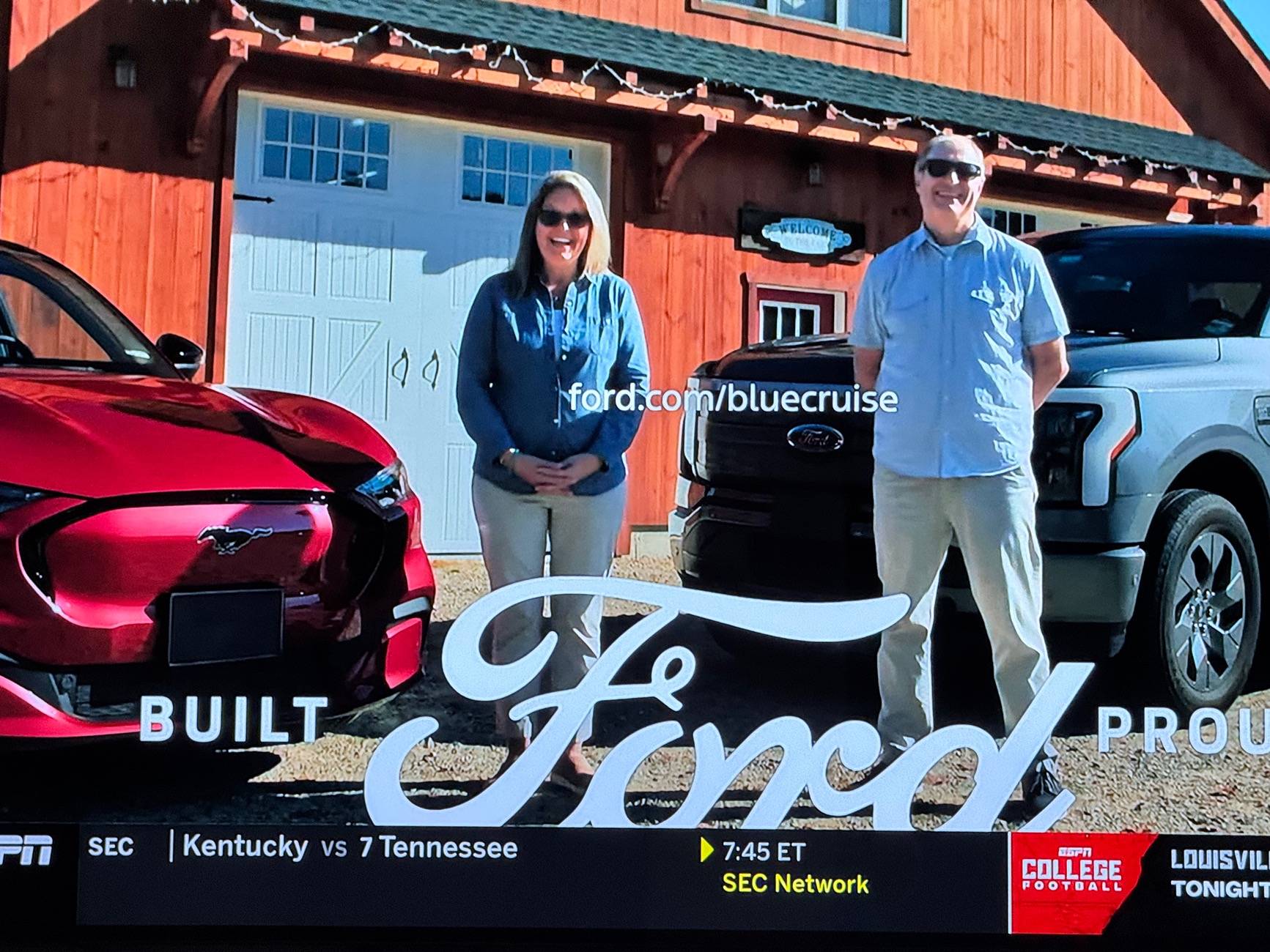 Ford F-150 Lightning Ford Blue Cruise Commercial! IMG_1143