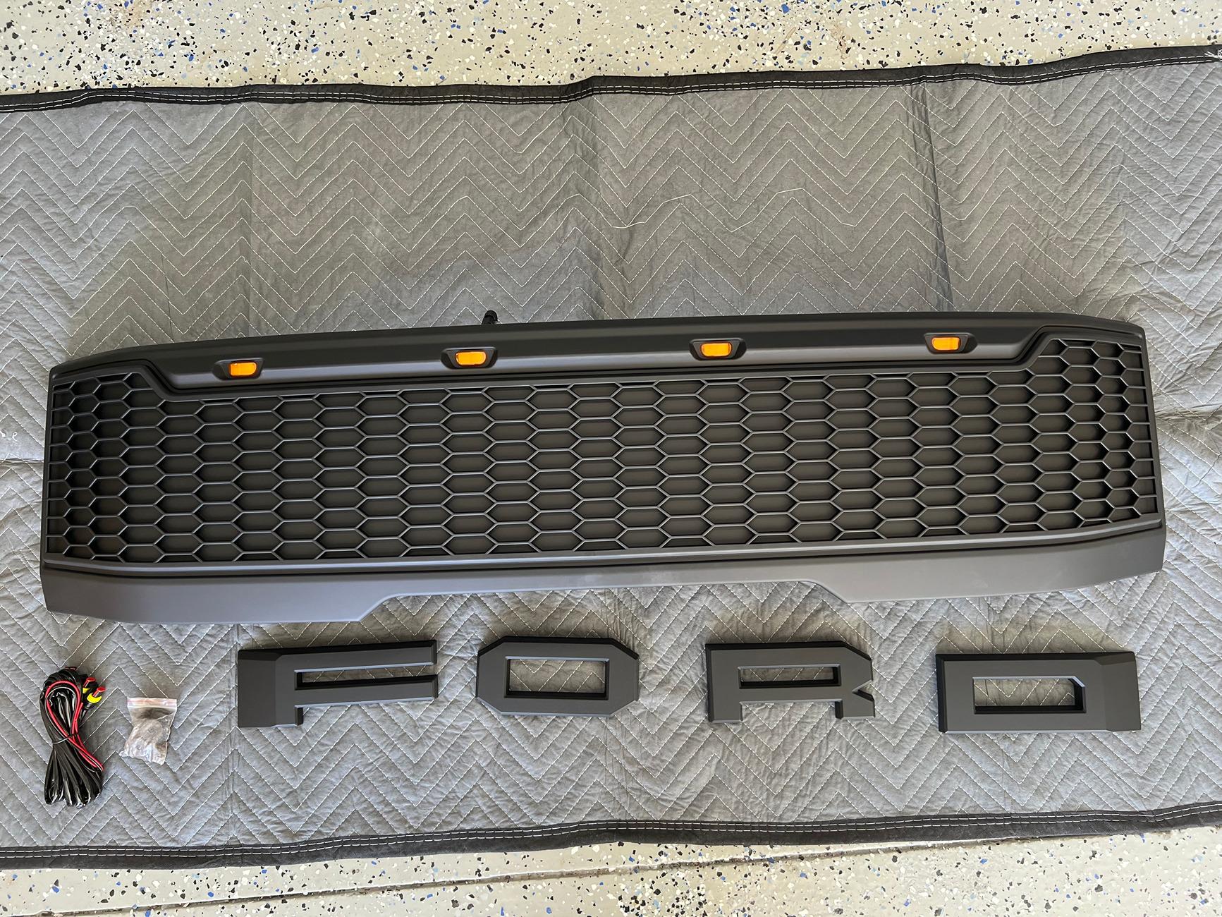 Ford F-150 Lightning Raptor Style Front Grille - New - $200 IMG_1239