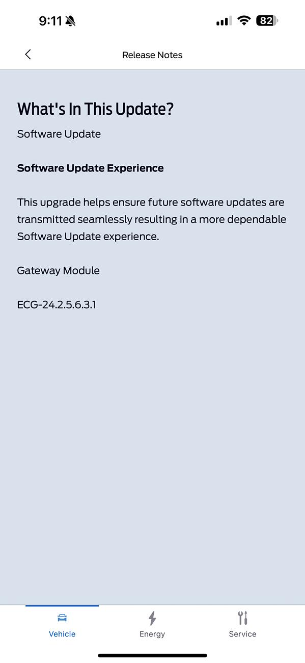 Ford F-150 Lightning ECG-24.2.5.6.3  |  Software Update Experience (Gateway Module) IMG_1293