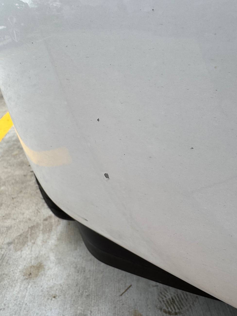 Ford F-150 Lightning Paint Chipping on Bumper ‘24 Lariat IMG_1394