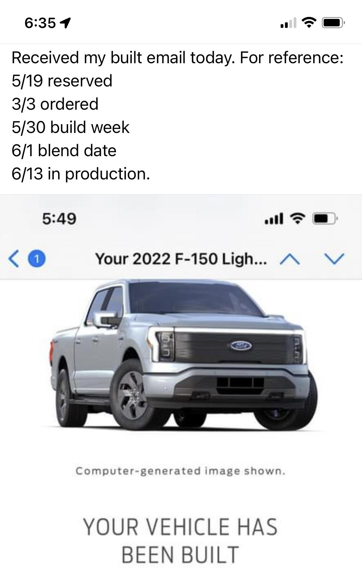 Ford F-150 Lightning ✅ 5/30 Lightning Build Week Group IMG_1419