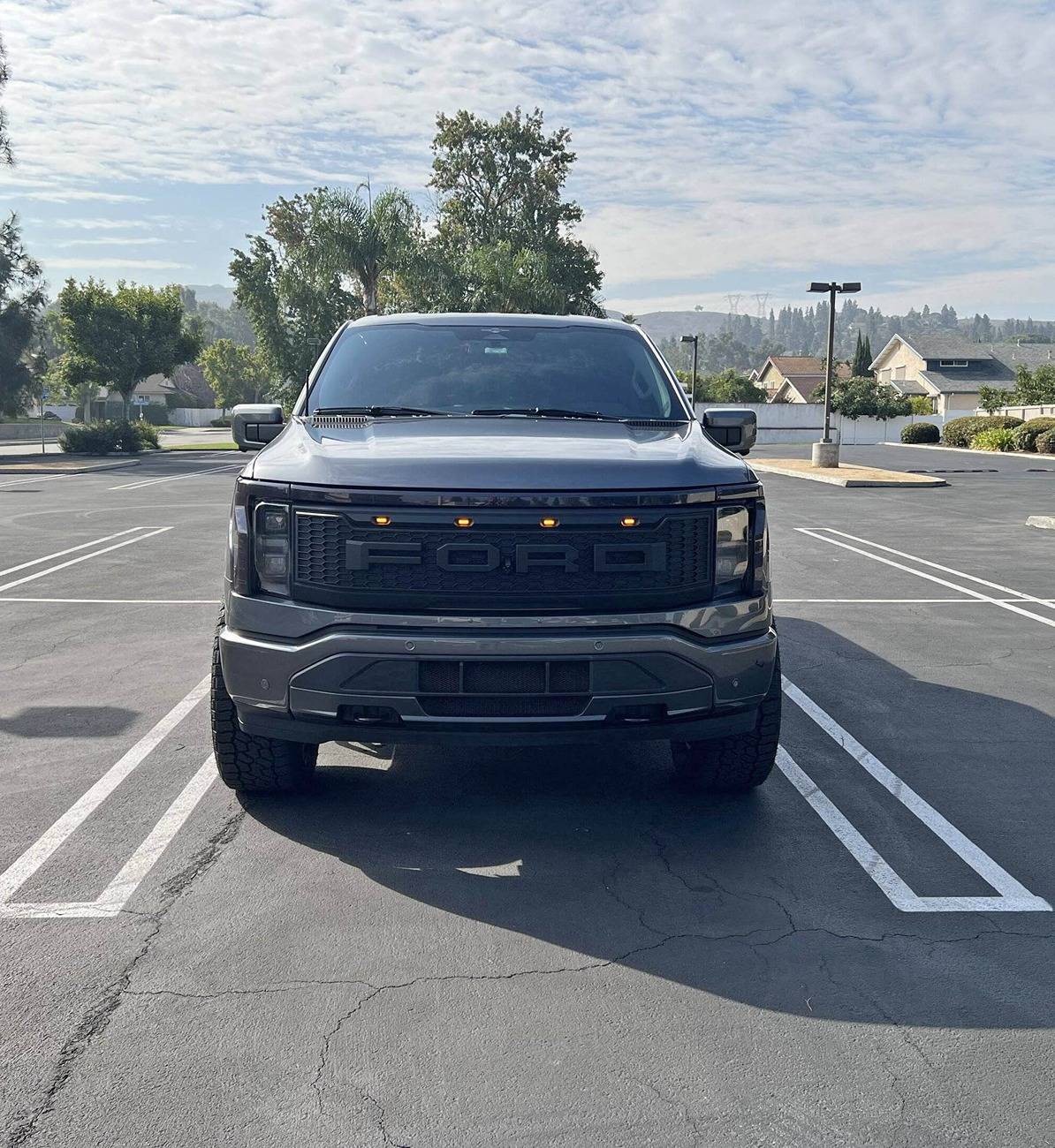 Ford F-150 Lightning Lightbar wrapped with STEK Light Protection Film IMG_1498