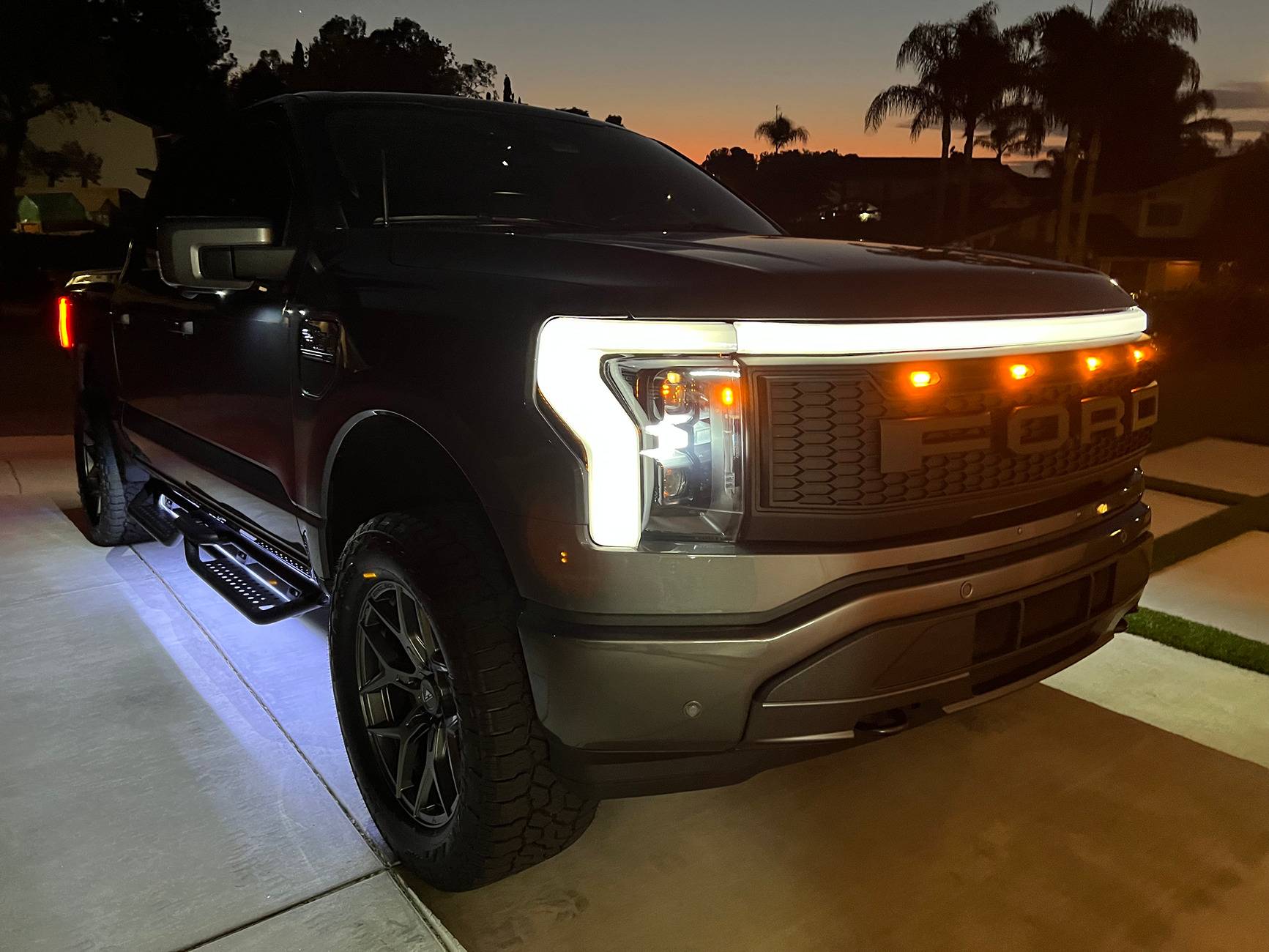 Ford F-150 Lightning Lightbar wrapped with STEK Light Protection Film IMG_1509