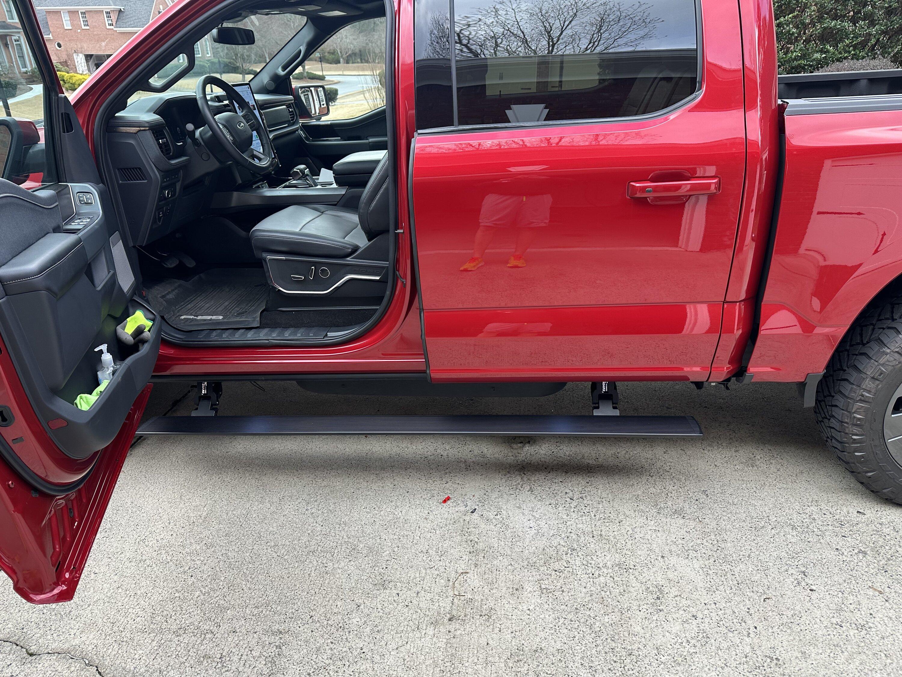 Ford F-150 Lightning Rough Country Power Running Boards Install and Thoughts after 7mo / 10k miles IMG_1516