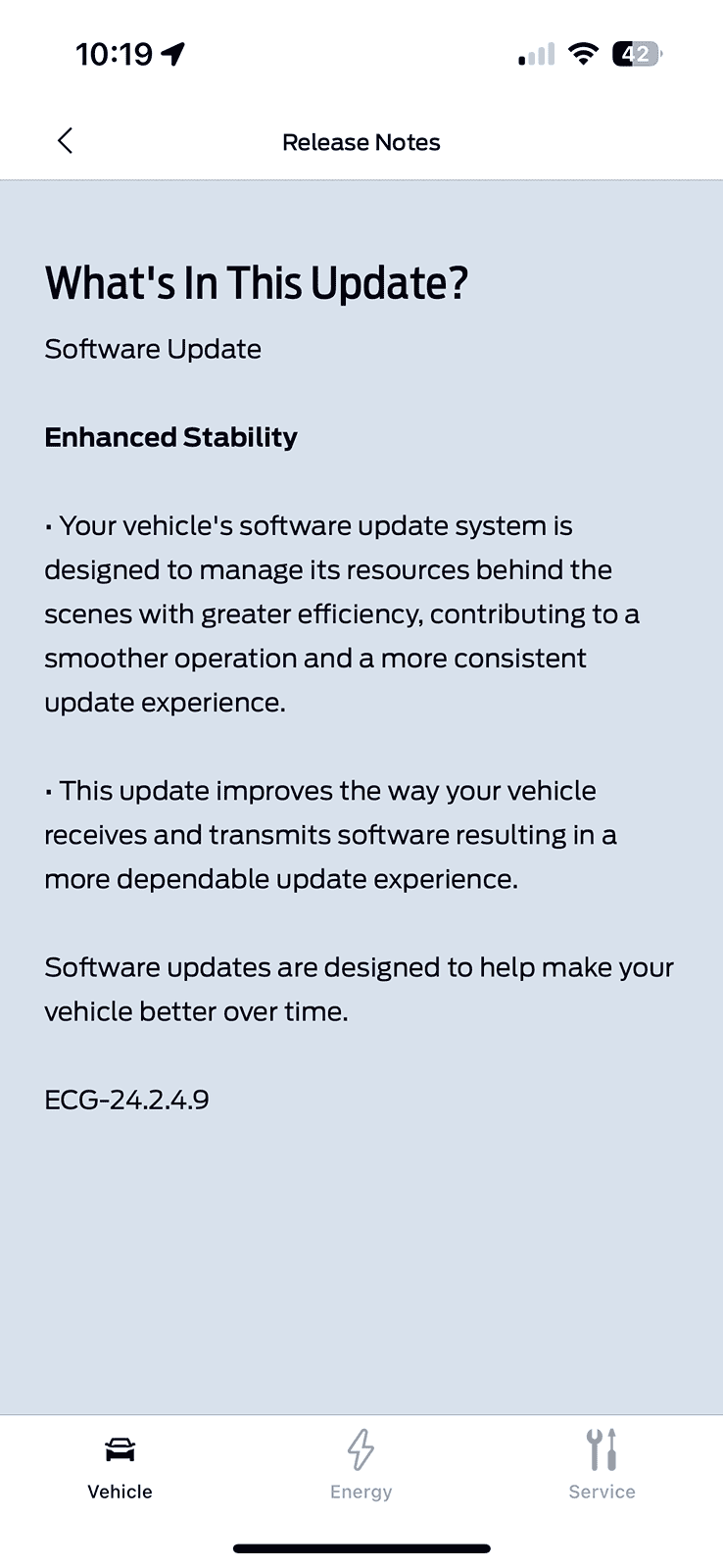 Ford F-150 Lightning OTA ECG-24.2.4.9 Software Distribution Enhancement IMG_1519