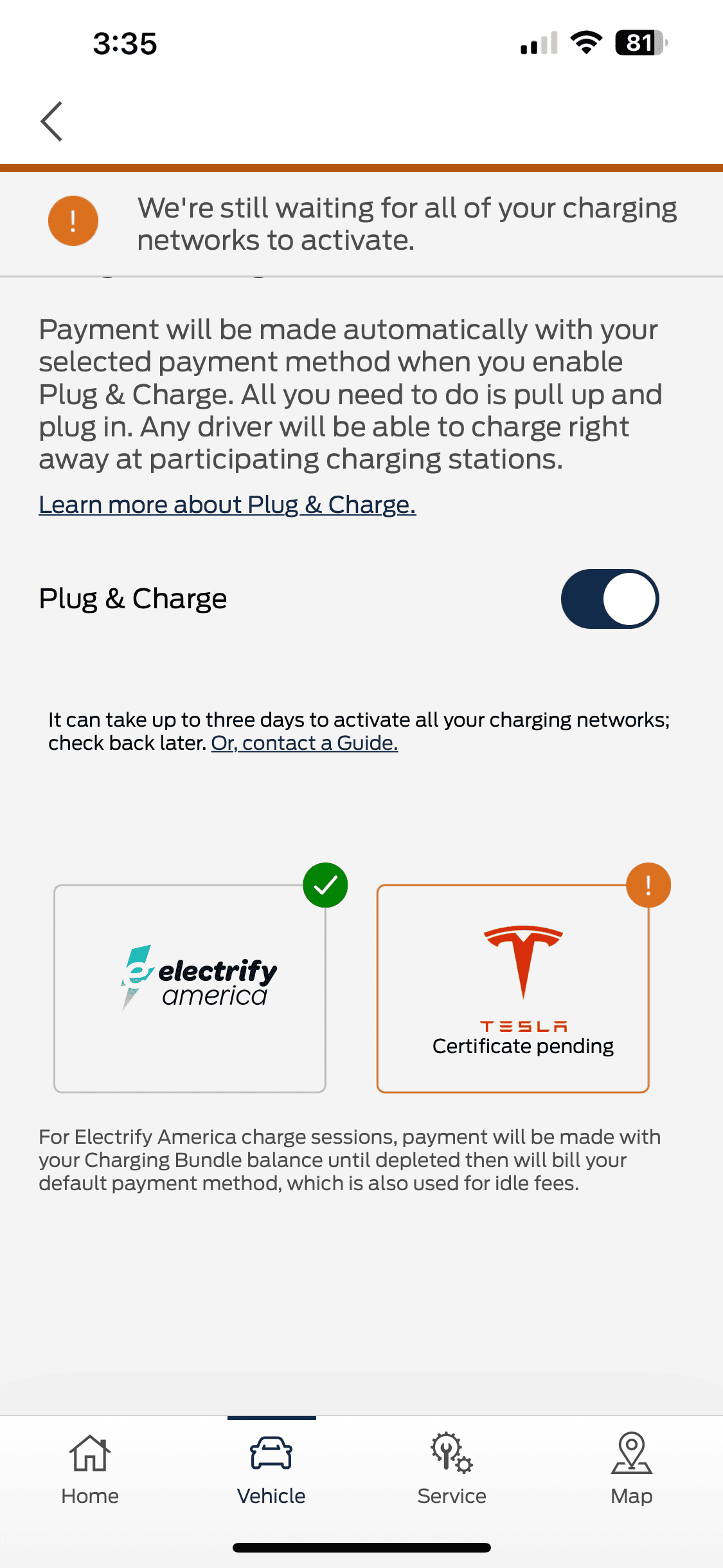 Ford F-150 Lightning Still haven't received software update for Tesla Superchargers IMG_1563.PNG