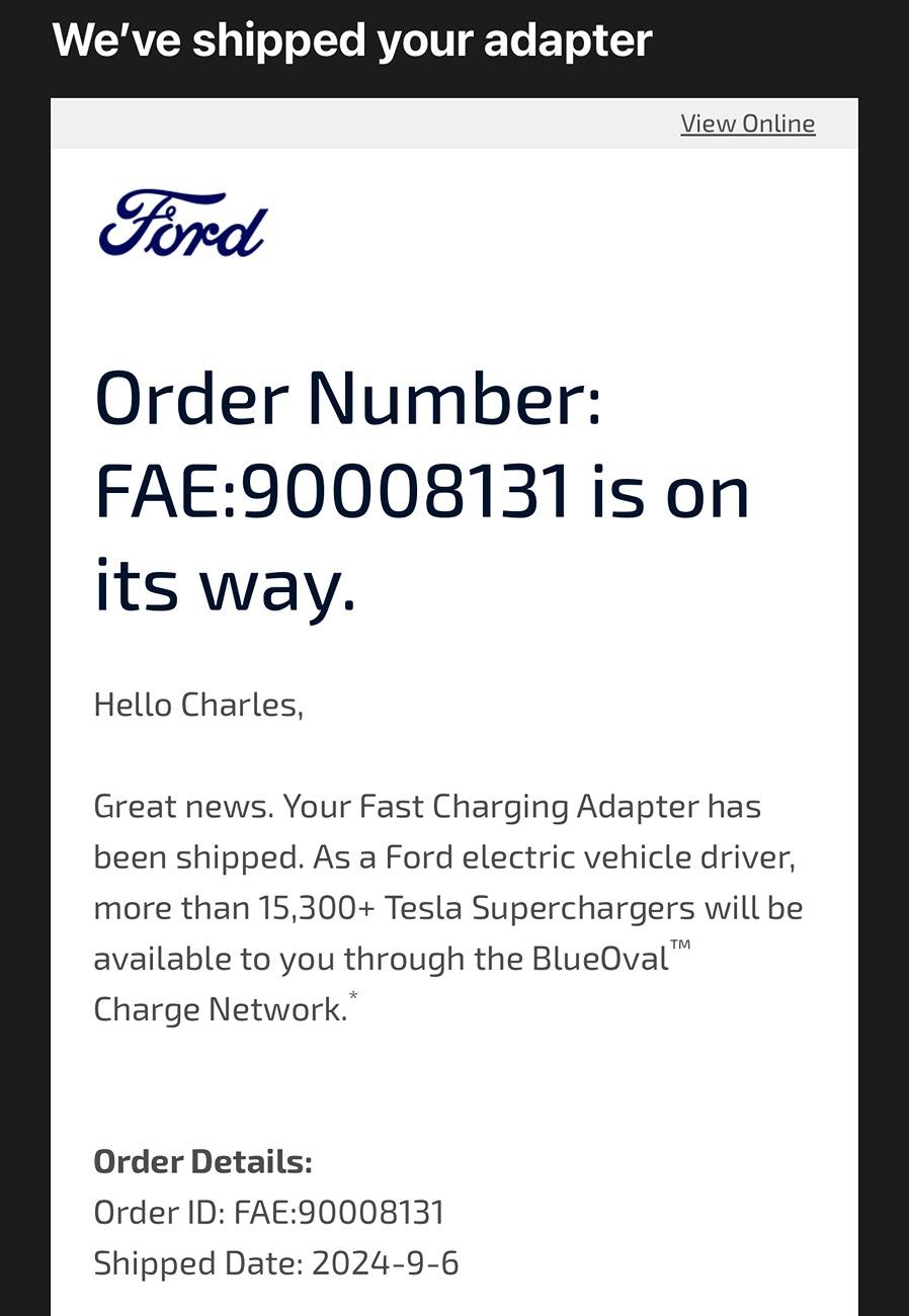 Ford F-150 Lightning Ford Resumes Shipping Fast Charging Adapters IMG_1574