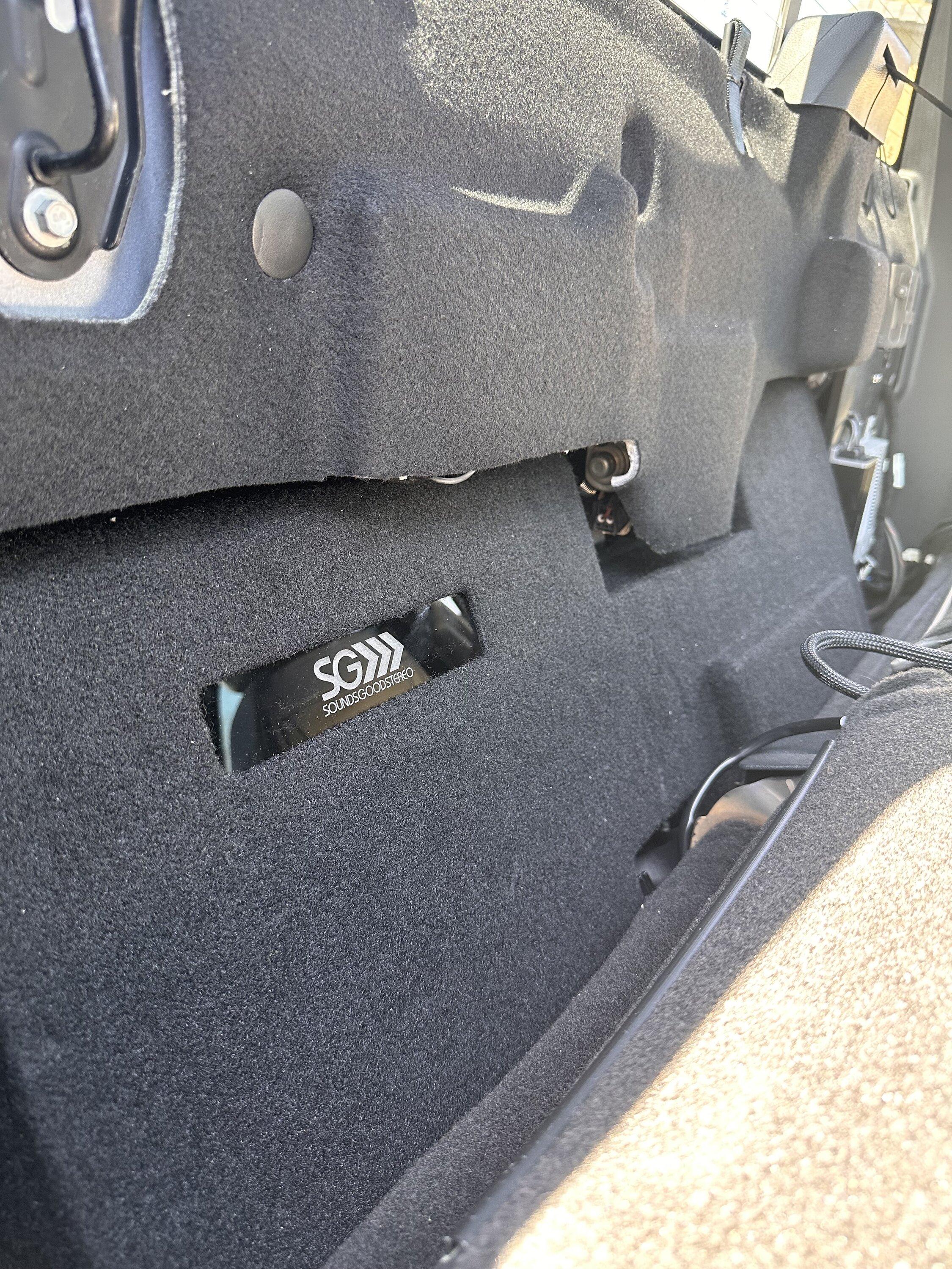 F150 sub store box behind seat