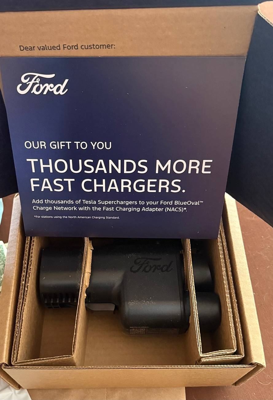 Ford F-150 Lightning Ford Resumes Shipping NACS Charging Adapters (February 2025 batch) IMG_1925