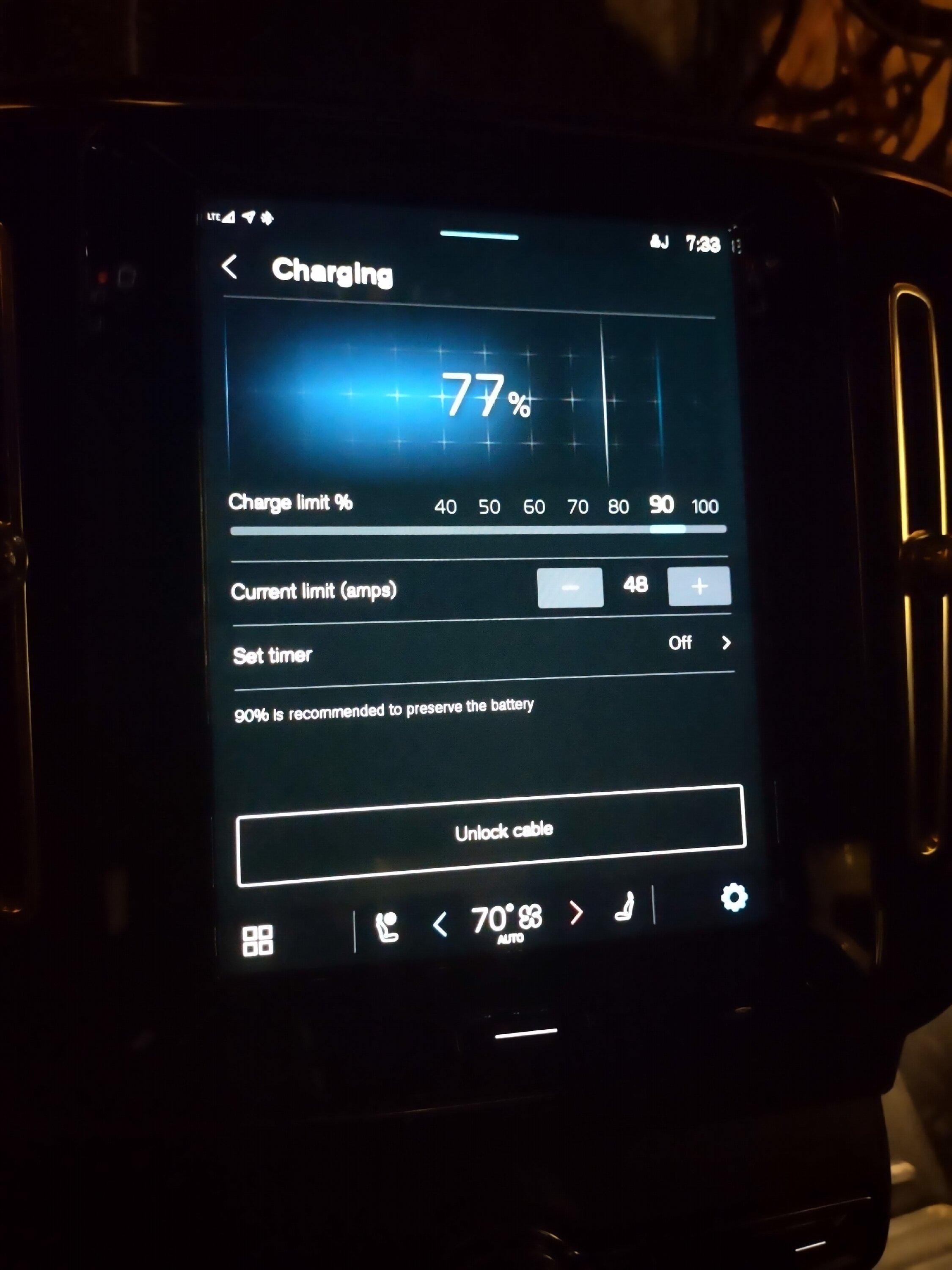 Ford F-150 Lightning Limiting Charging Current with Ford Mobile Charger or other chargers (30a dryer circuit)? IMG_20220807_193258821