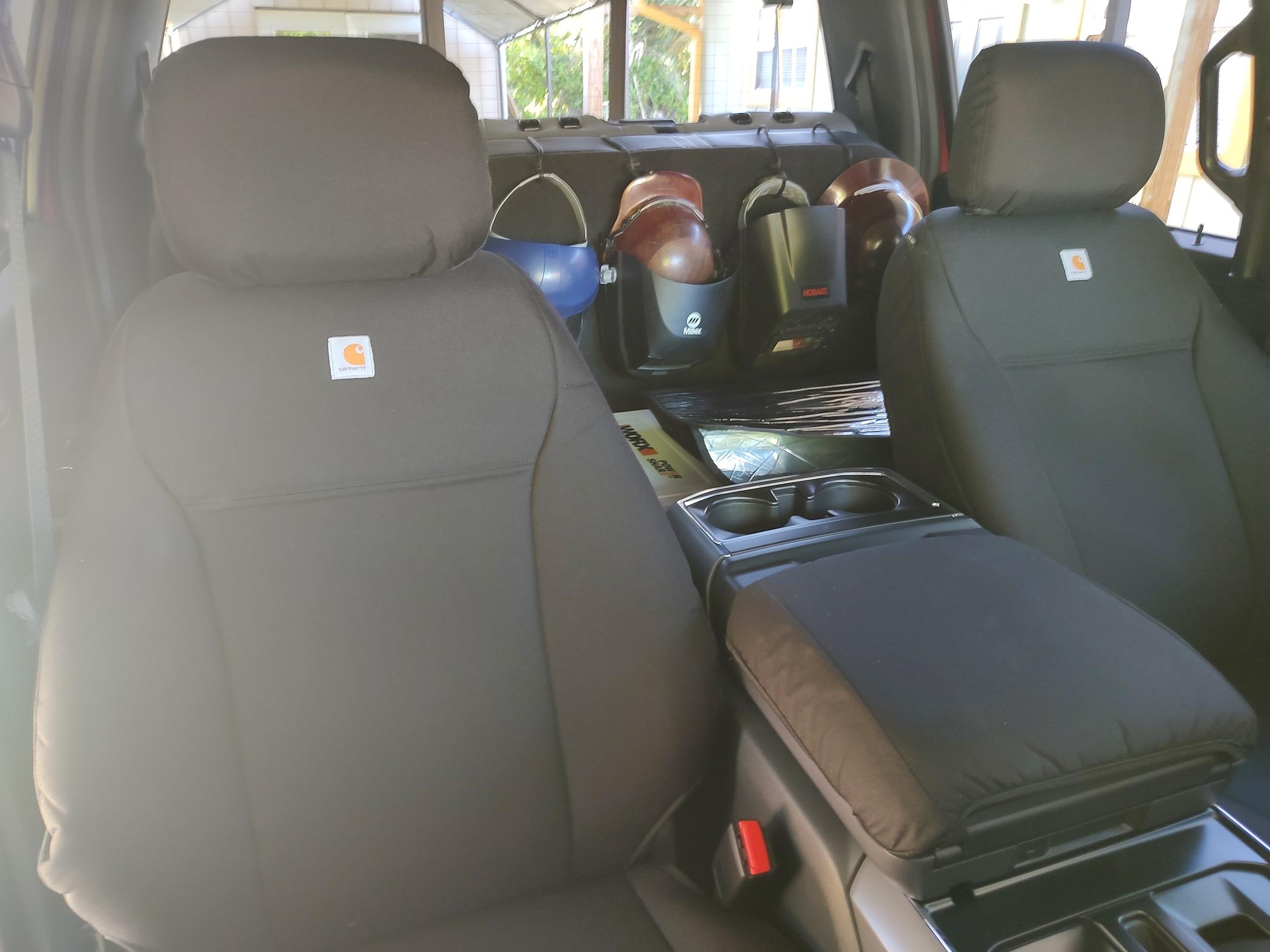 Ford F-150 Lightning Seat Covers: Do they limit the seat heating and cooling? IMG_20240329_154237237