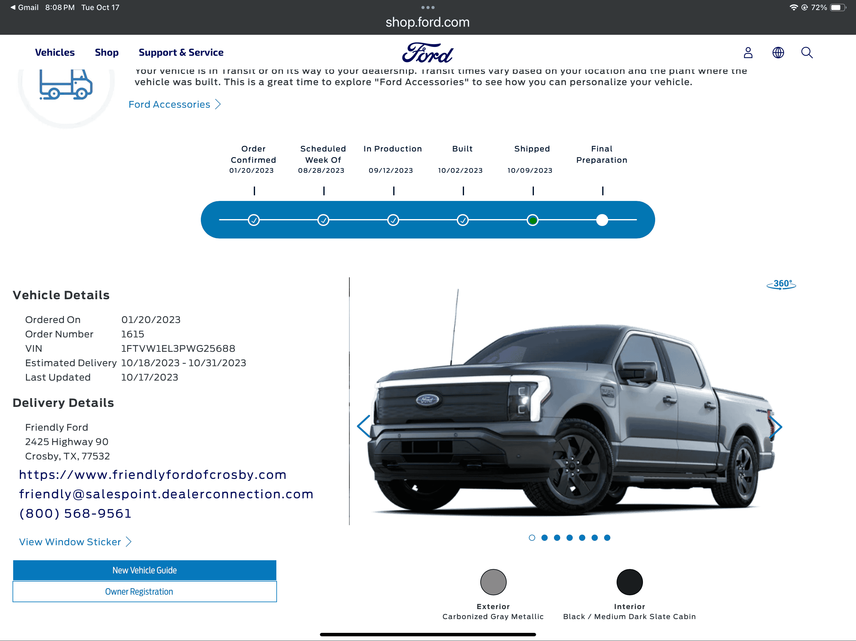 Ford F-150 Lightning ✅ 8/28/2023 Lightning Build Week Group (MY2023) IMG_2120