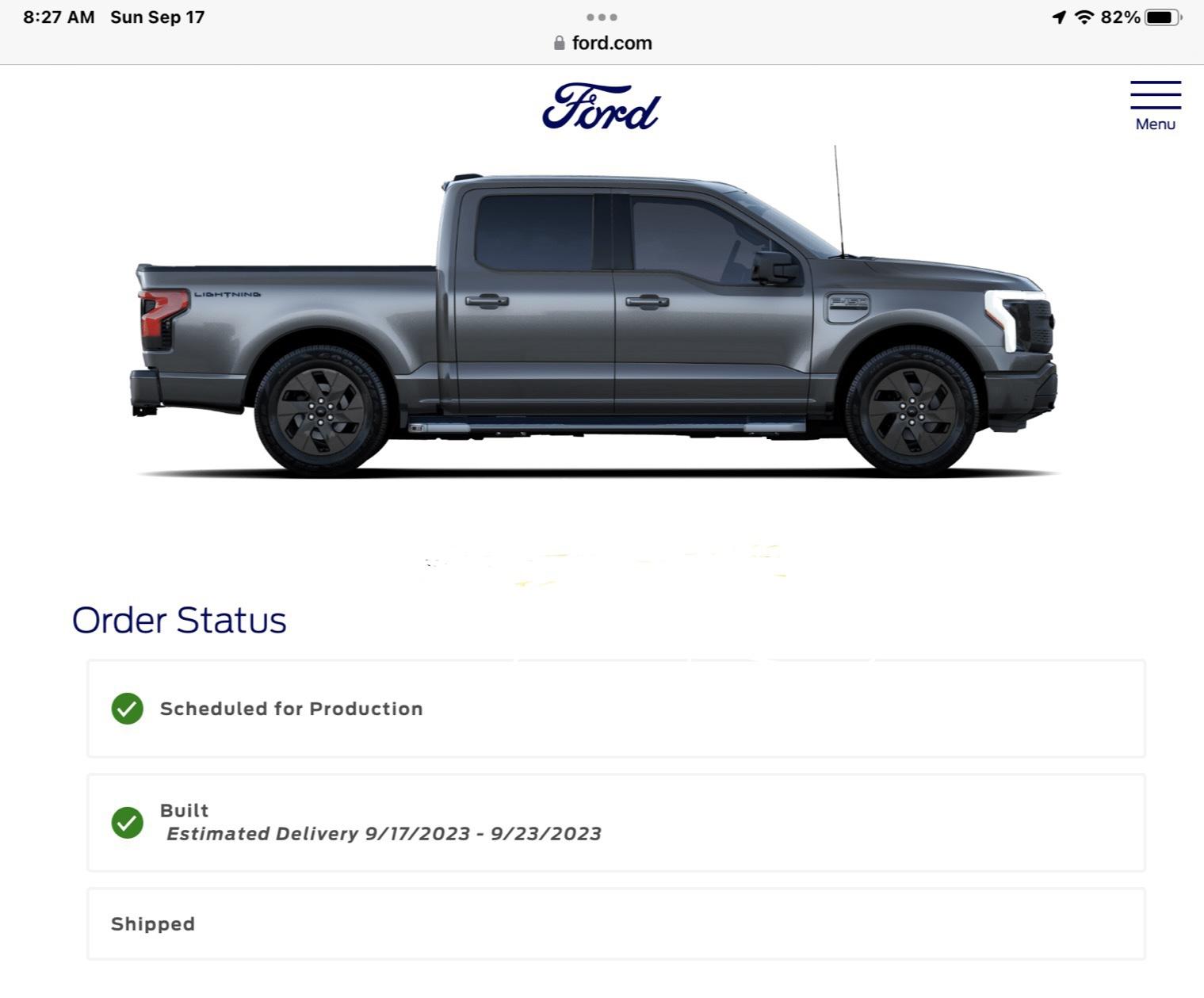 Ford F-150 Lightning ✅ 7/31/2023 Lightning Build Week Group (MY2023) IMG_2179