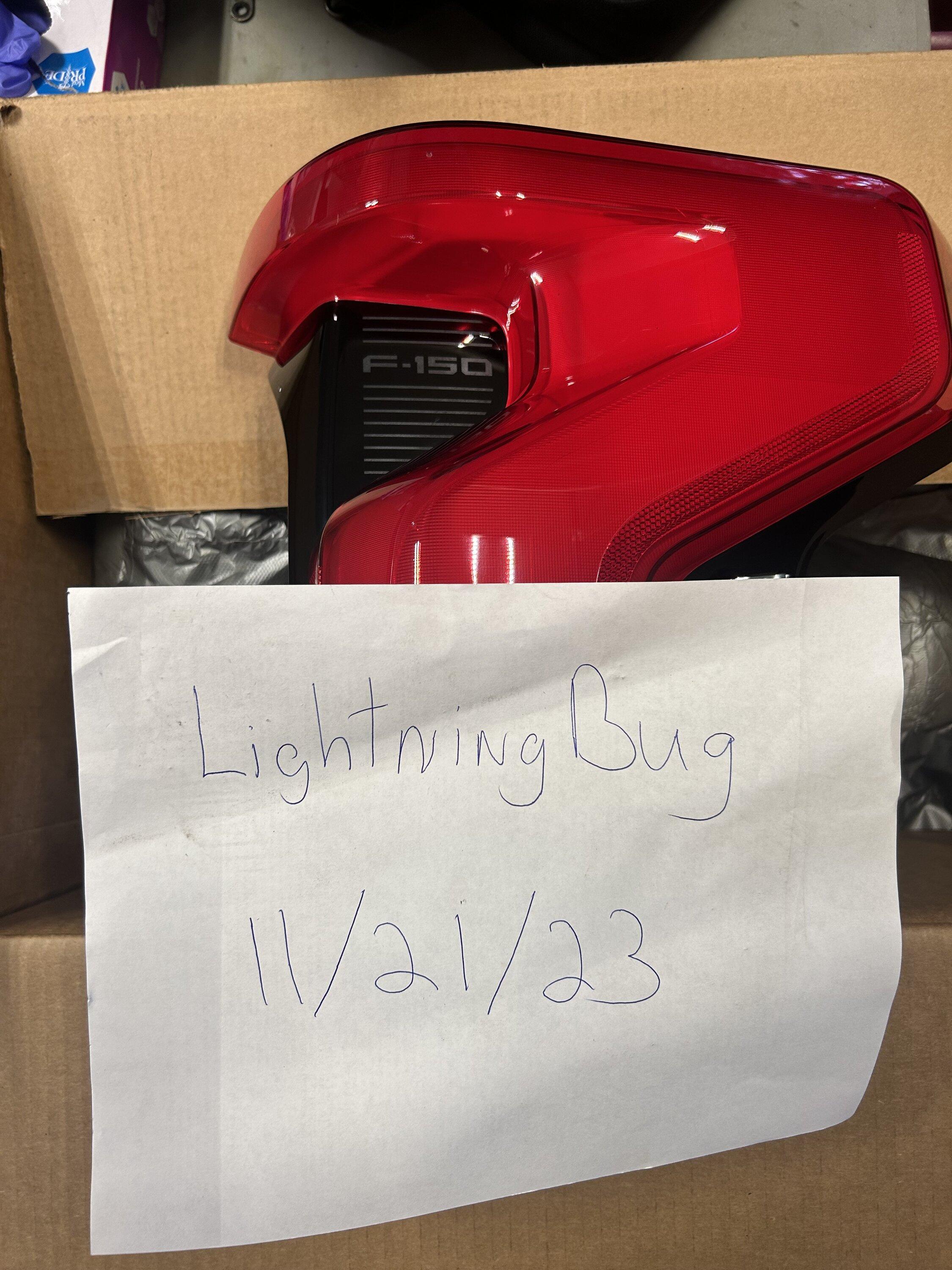 Ford F-150 Lightning Right tail light Lariat/ Platinum IMG_2339