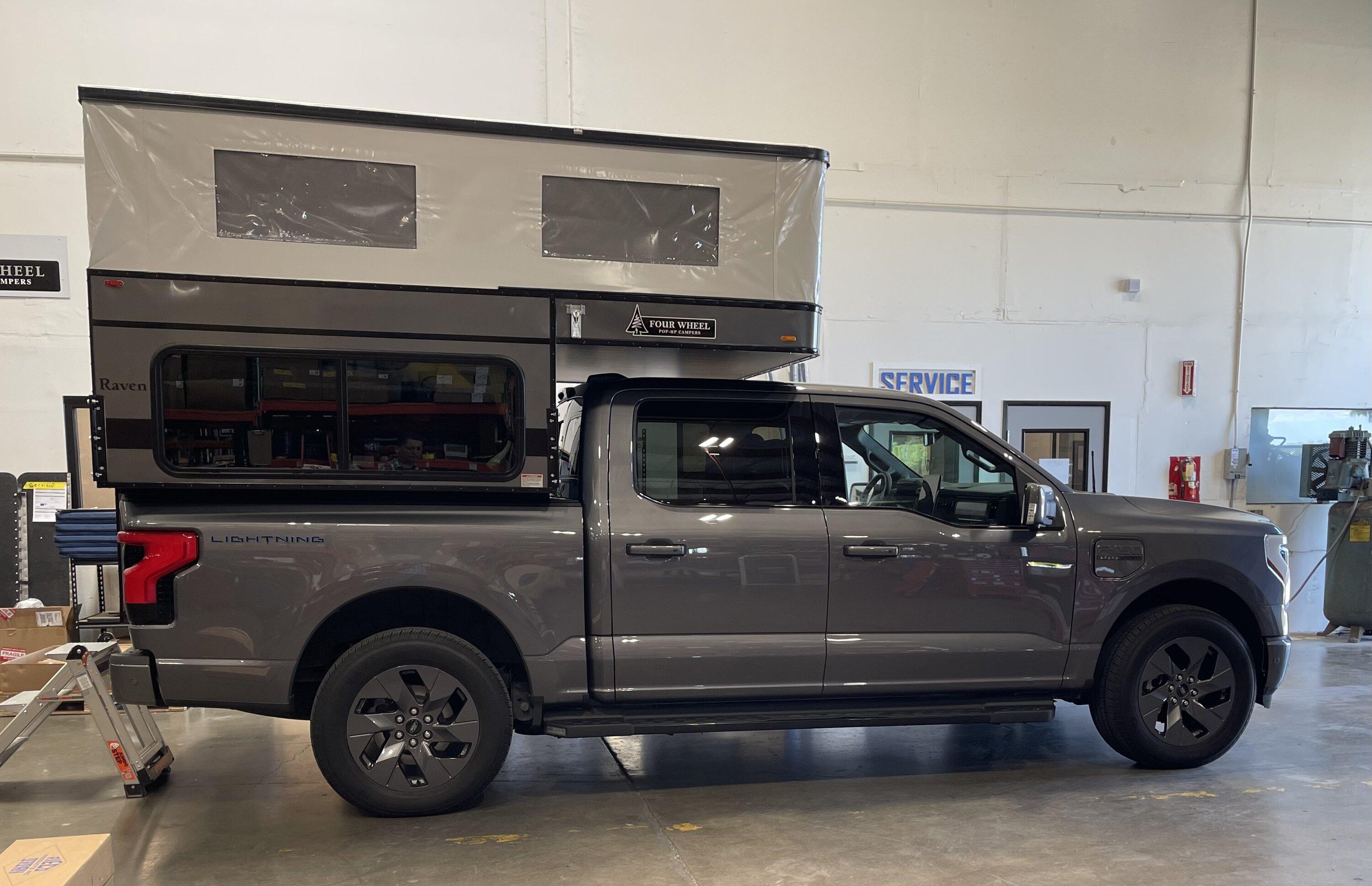 My F-150 Lightning / Raven Slide In Camper Review Article For Four