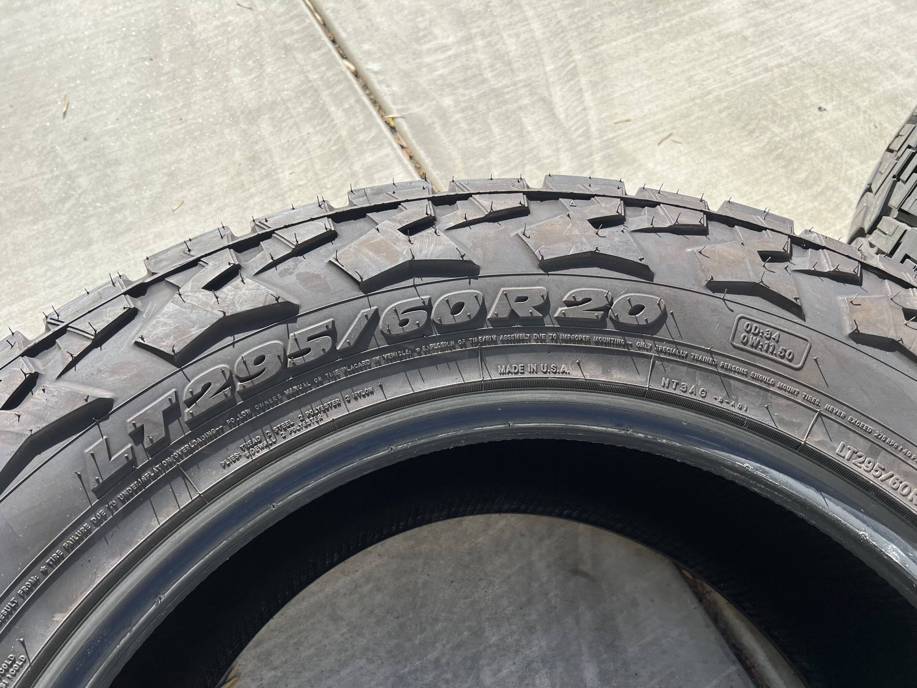 Ford F-150 Lightning Nitto Recon Grapplers 295/60R20 - $1200 IMG_2569