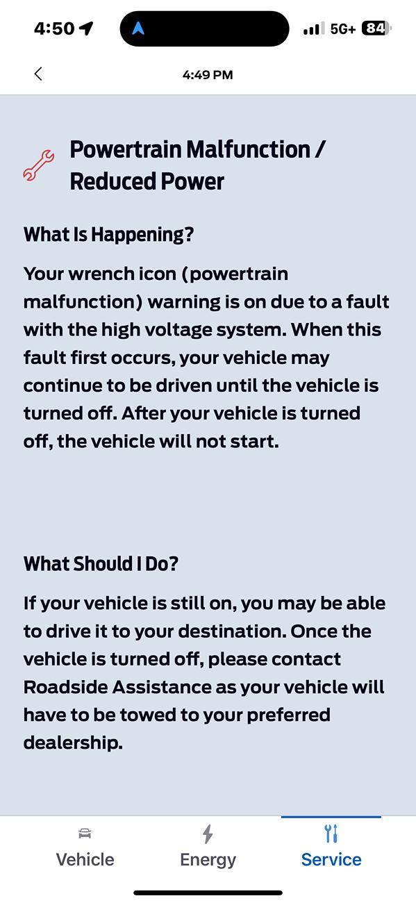 Ford F-150 Lightning Powertrain Malfunction/ Reduced Power IMG_2572