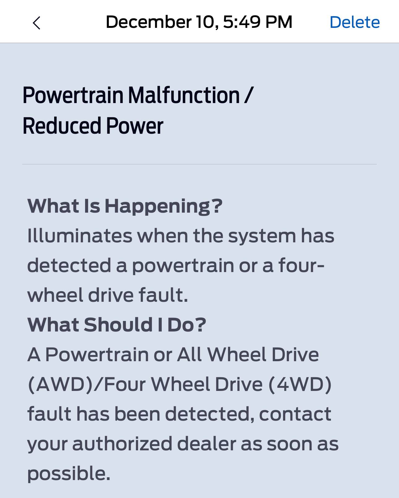 Ford F-150 Lightning Powertrain Malfunction/ Reduced Power IMG_2589