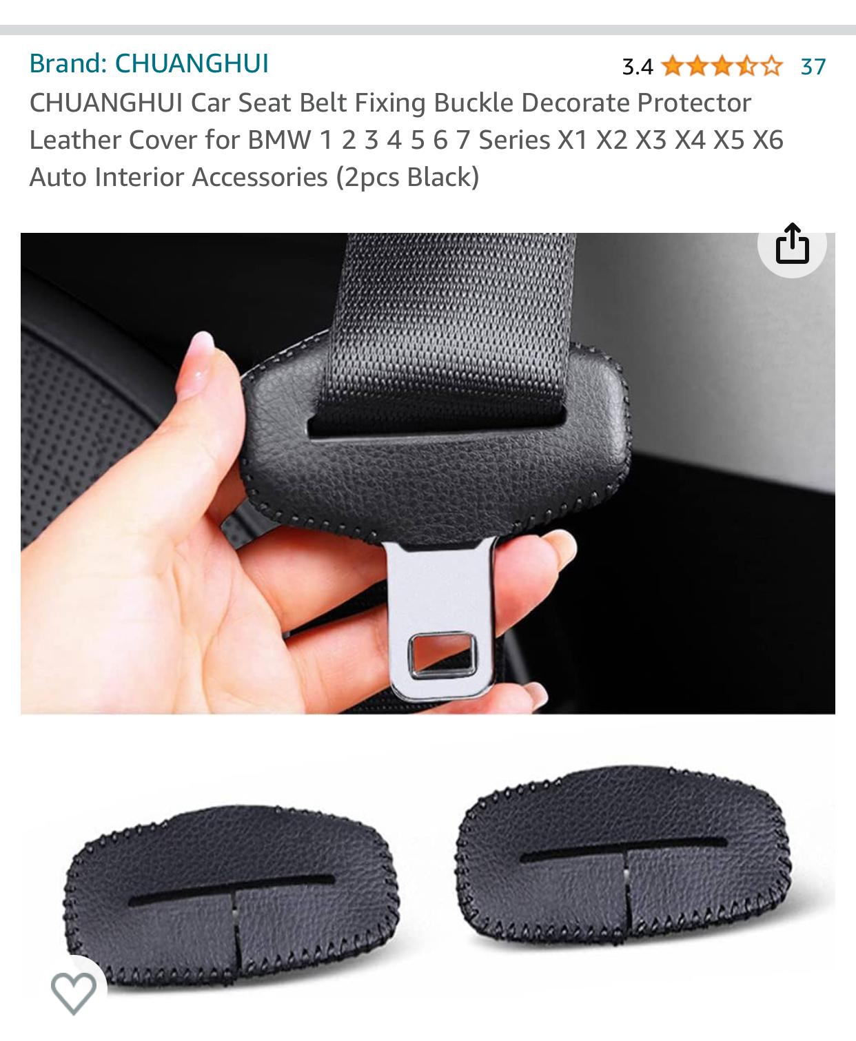 Ford F-150 Lightning Seat Belt Anti-scratch cover IMG_2627