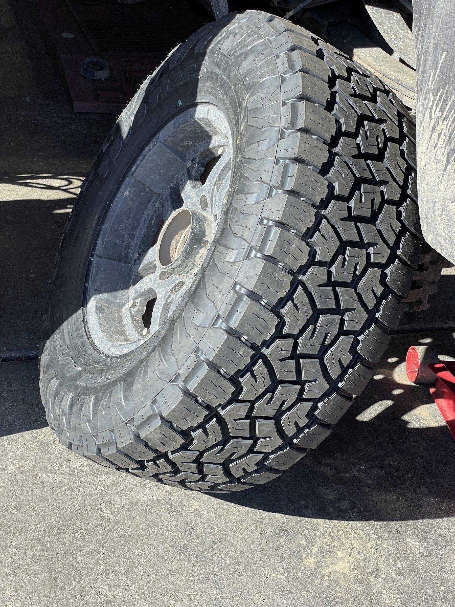 Ford F-150 Lightning Mickey Thompson Baja Boss AT vs Falken Wildpeak AT3W IMG_2636