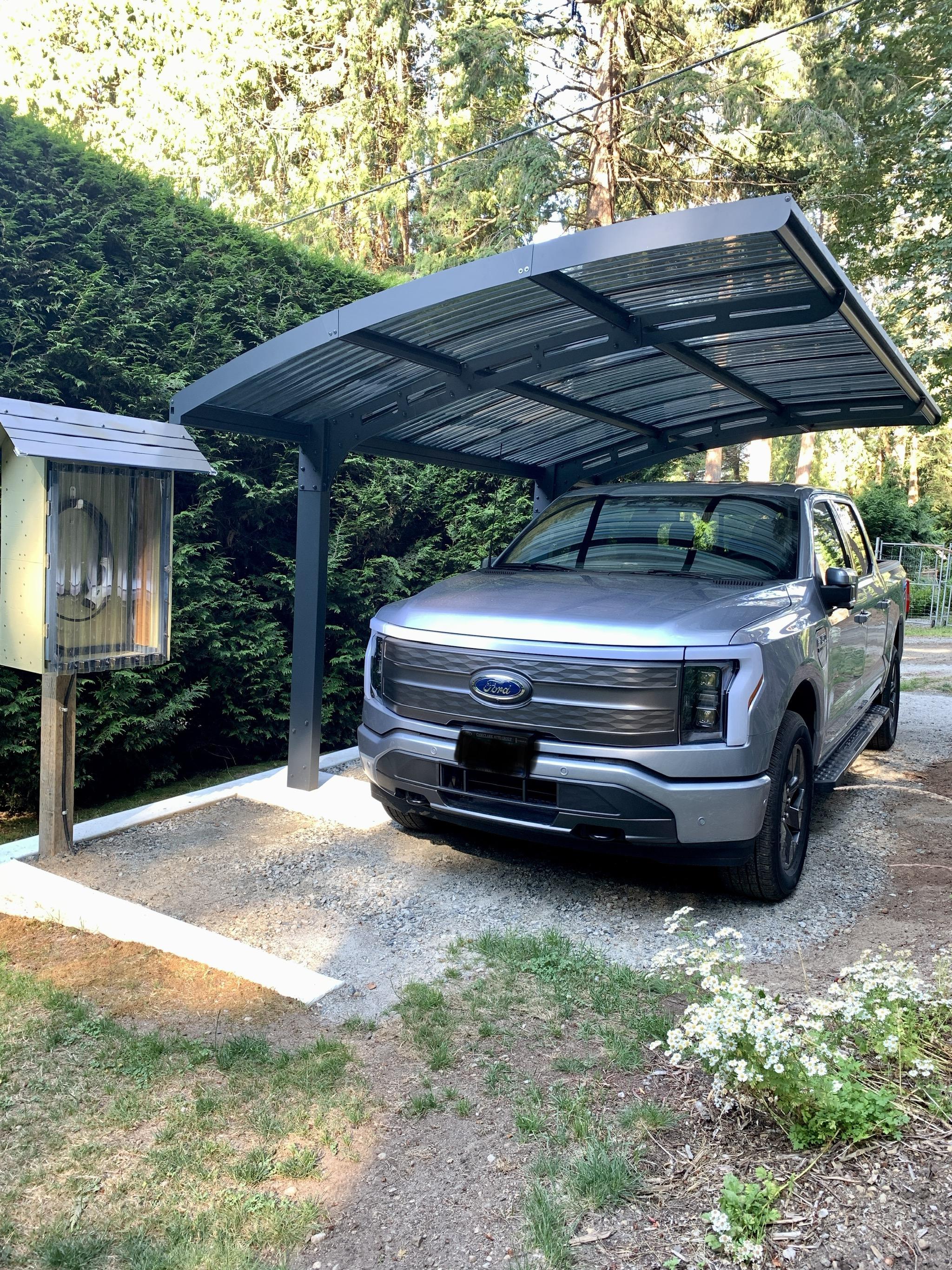 Ford F-150 Lightning Turning radius and gate opening IMG_2669