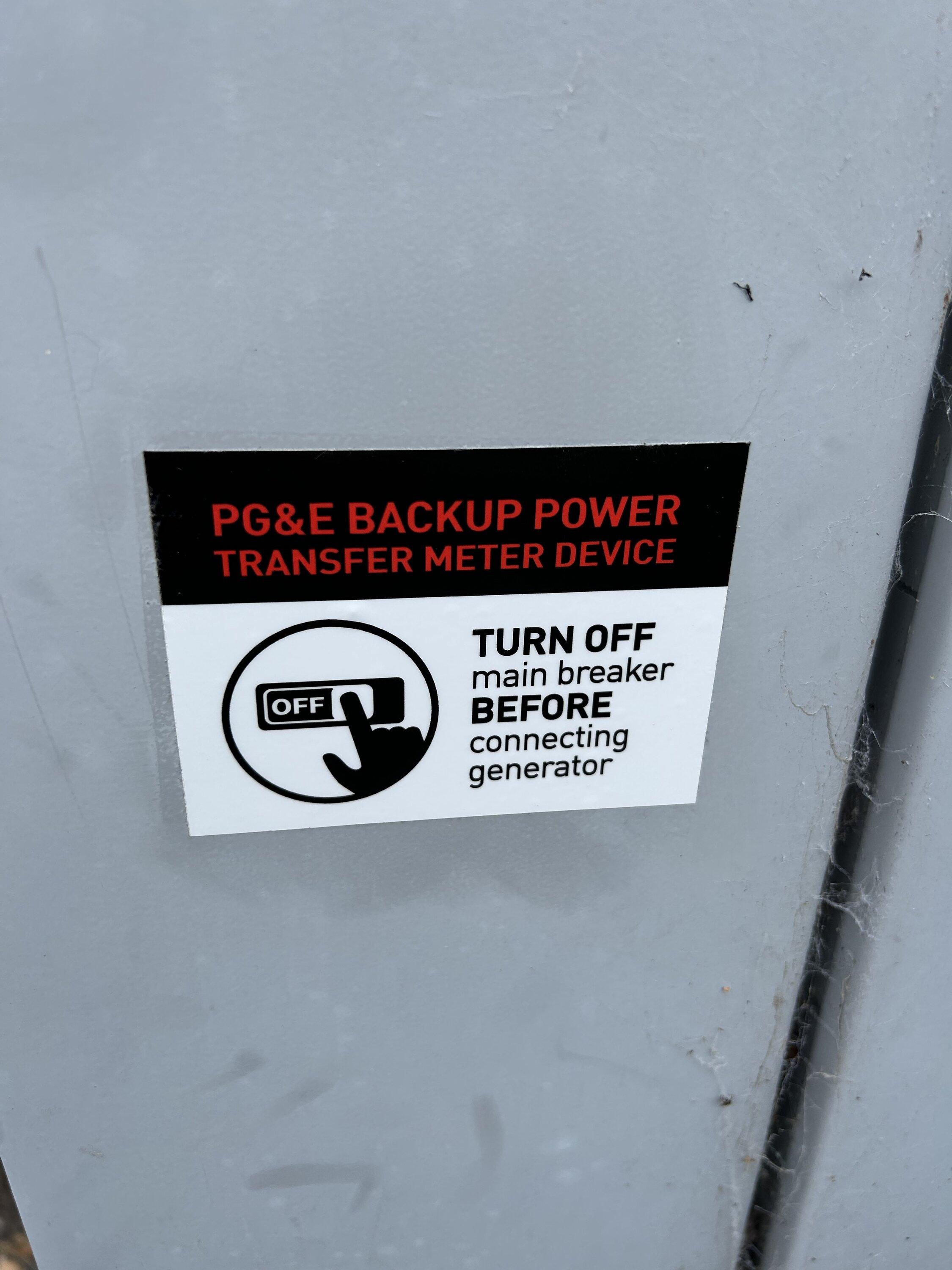 Ford F-150 Lightning Easy way to safely access backup power for home and free (for some PG&E customers) IMG_2900